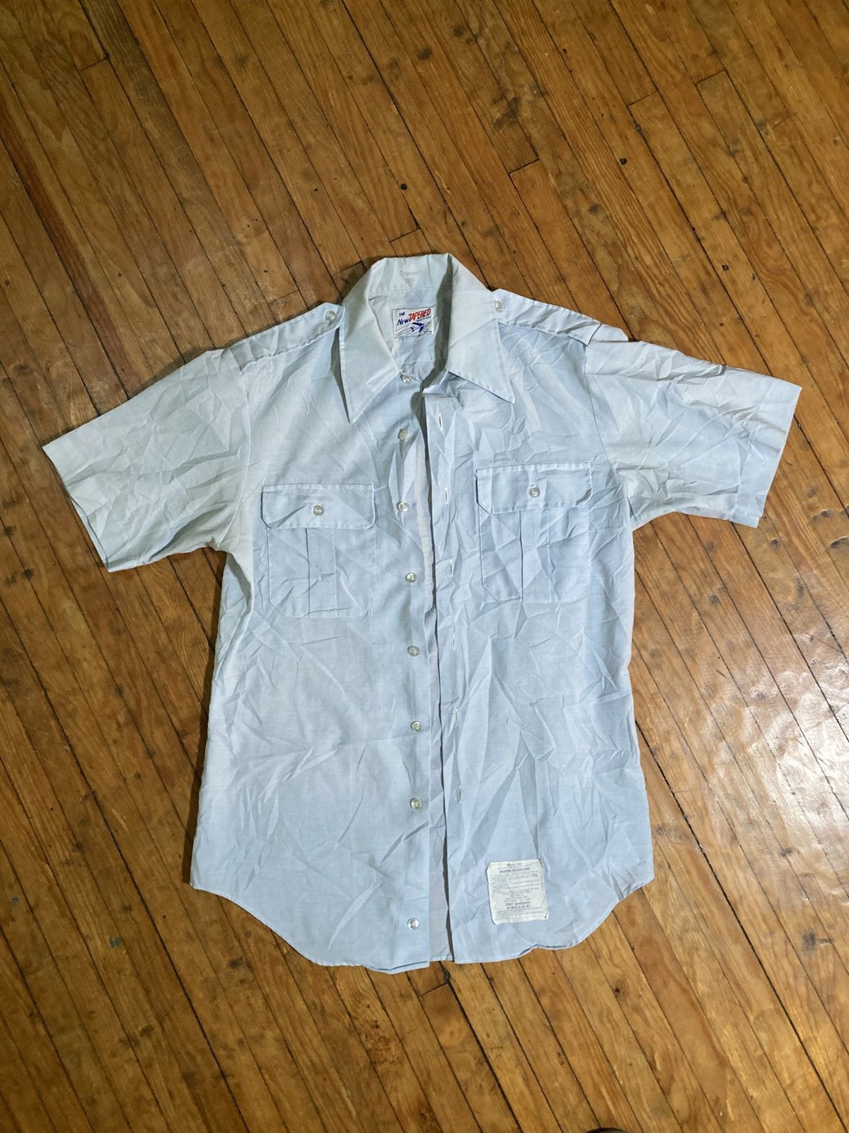 Vintage Vintage military tapered button up shirt by Martin (15 1/2) Size US M / EU 48-50 / 2 - 1 Thumbnail