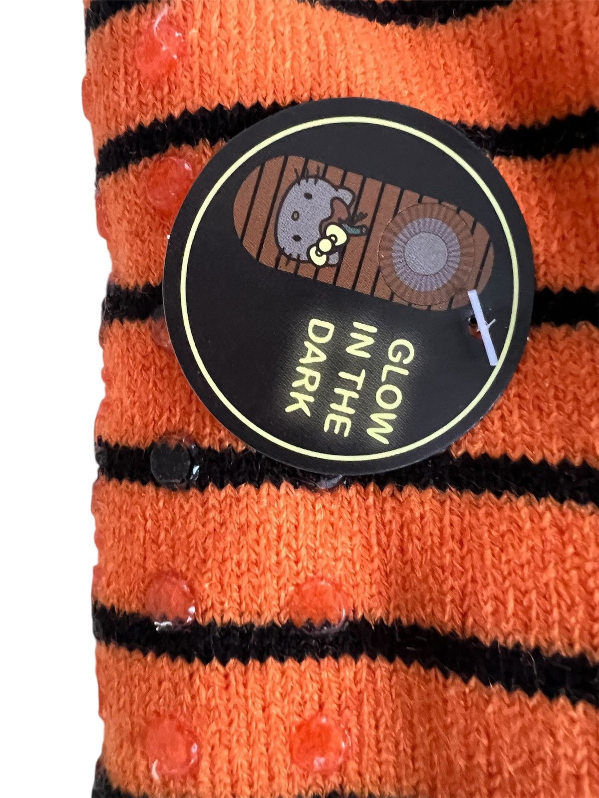 Other Hello Kitty Halloween Glow In The Dark Slipper Socks 4-10 Size ONE SIZE - 4 Thumbnail
