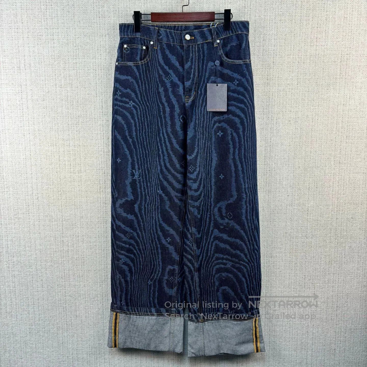 Louis Vuitton Louis Vuitton FW25 Print Denim Skate Pants. Size US 31 - 1 Thumbnail