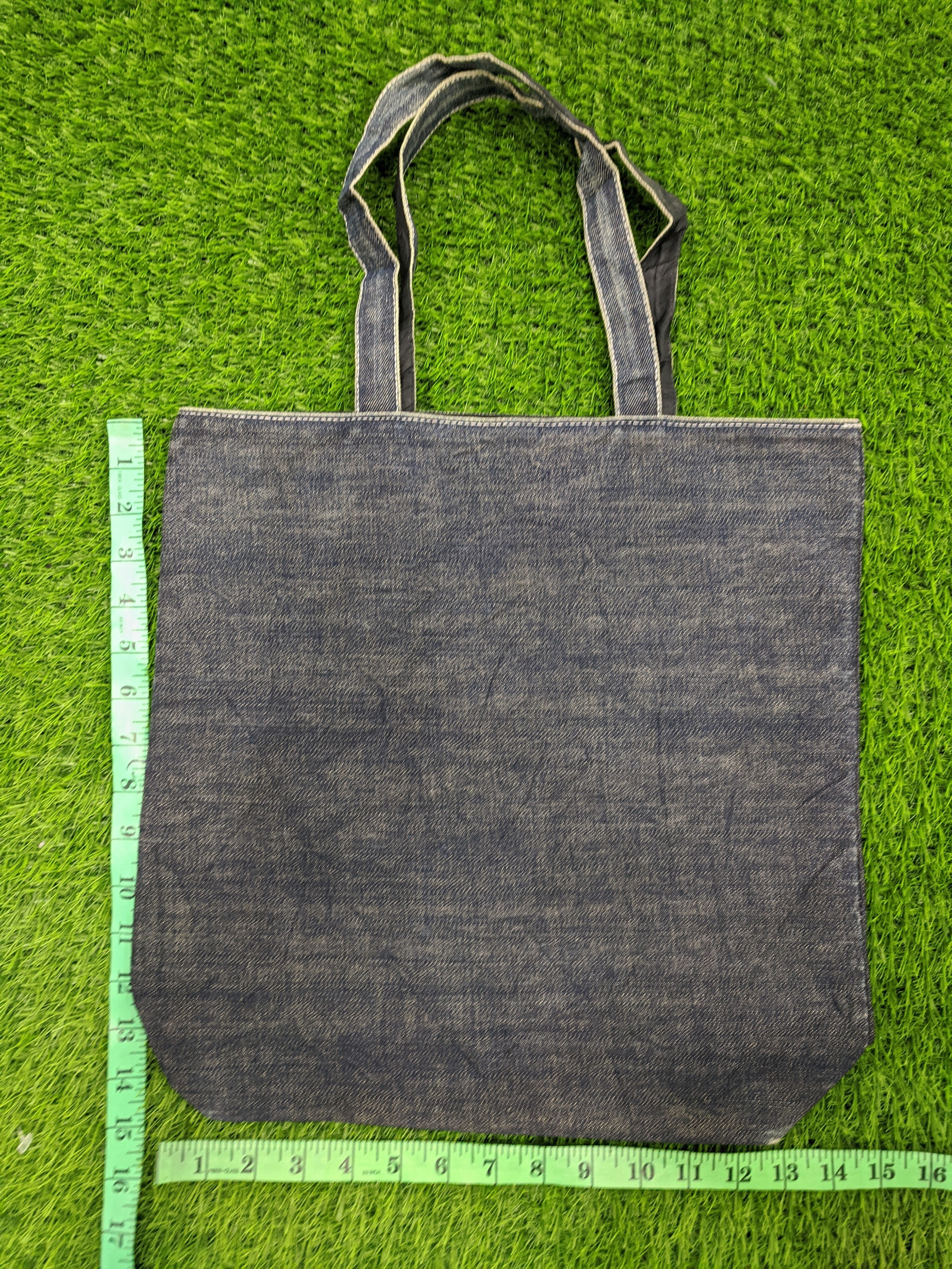 Japanese Brand Japanese Style Denim Japan Totebag BG0034 Size ONE SIZE - 3 Thumbnail