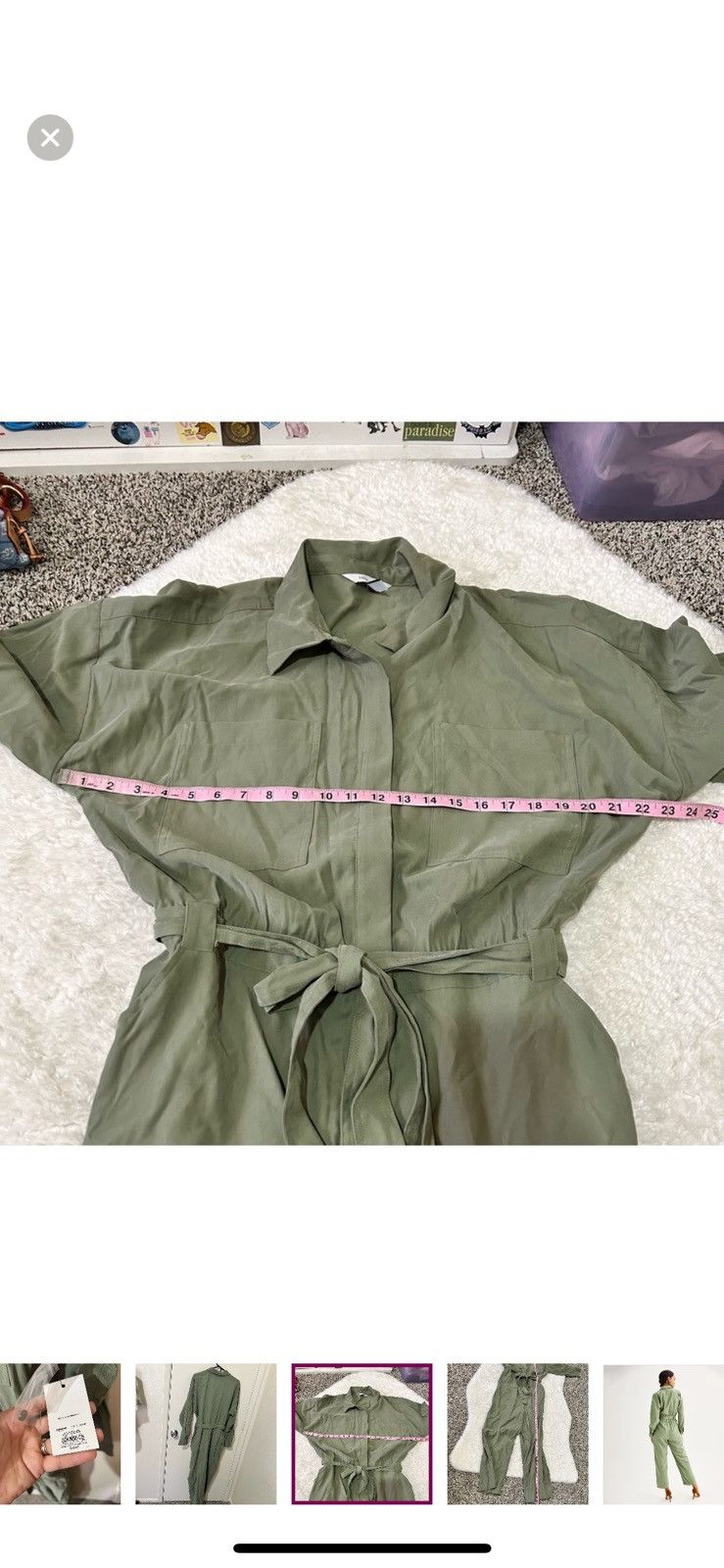 Nine West Nine West XL long sleeve utility jumpsuit Size 36" / US 14 / IT 50 - 11 Thumbnail