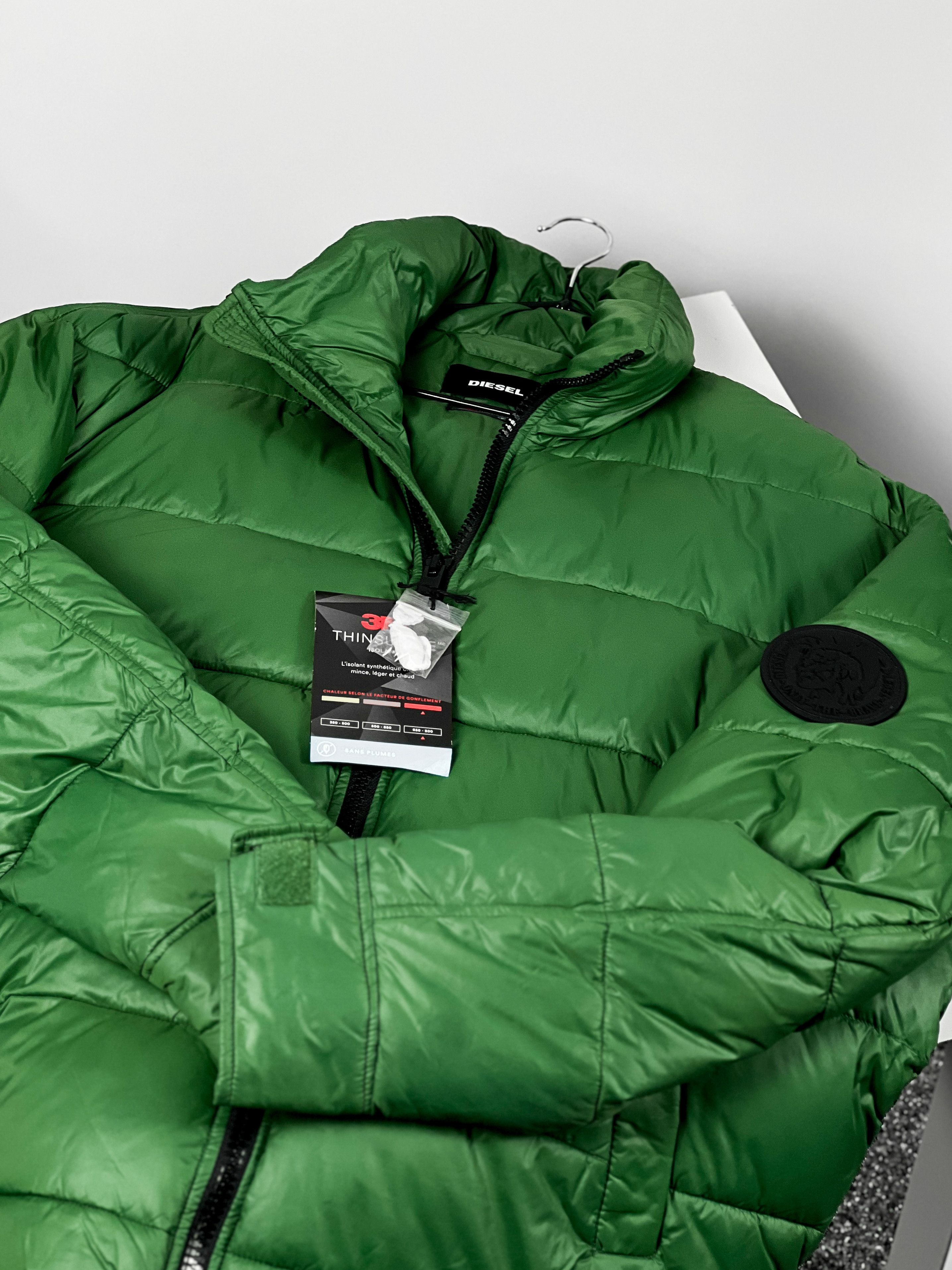 Diesel Diesel Men's Puffer Jacket Size US XL / EU 56 / 4 - 2 Thumbnail