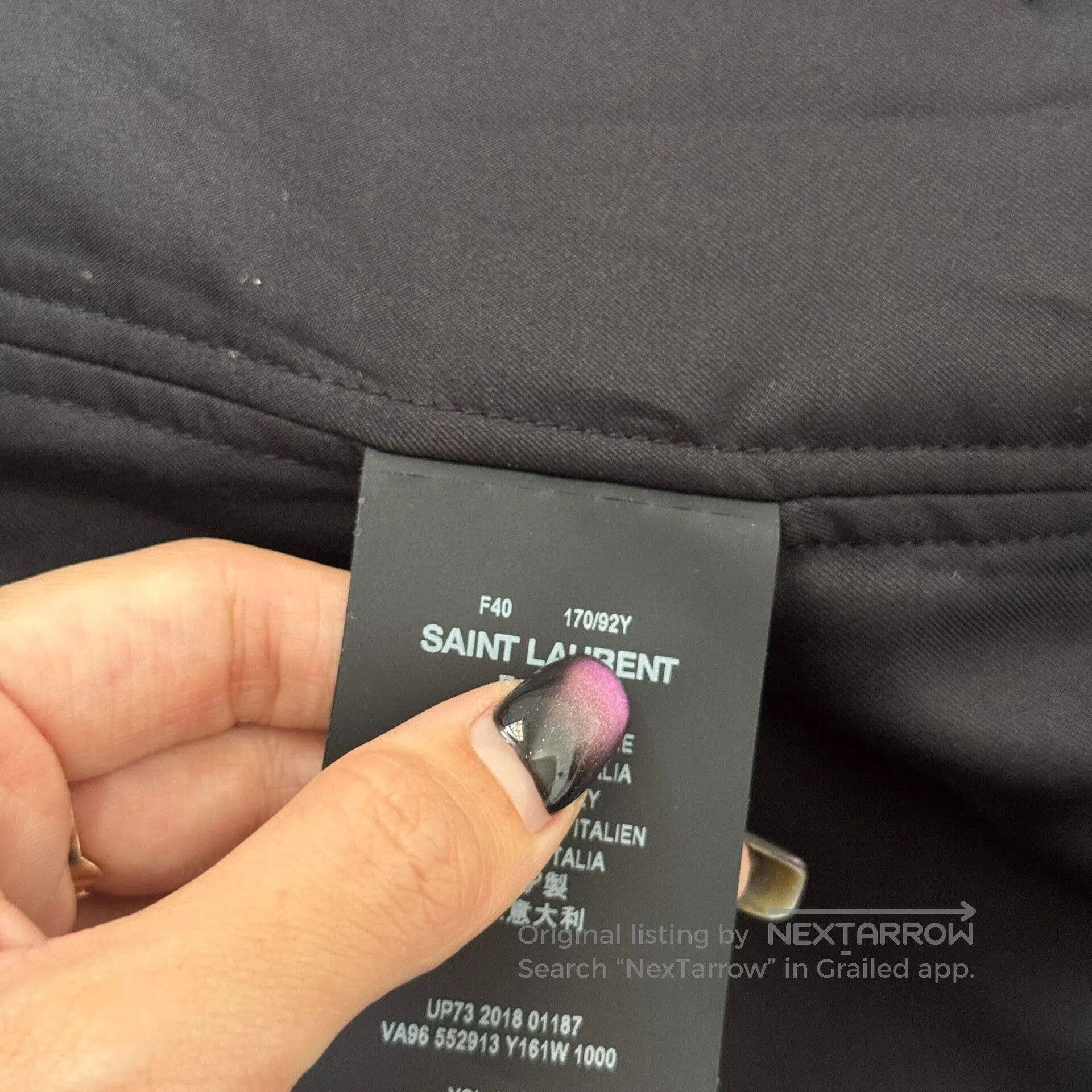 Saint Laurent Paris Saint Laurent Graffiti Embroidery Bomber Jacket. Size US XXS / EU 40 - 5 Thumbnail