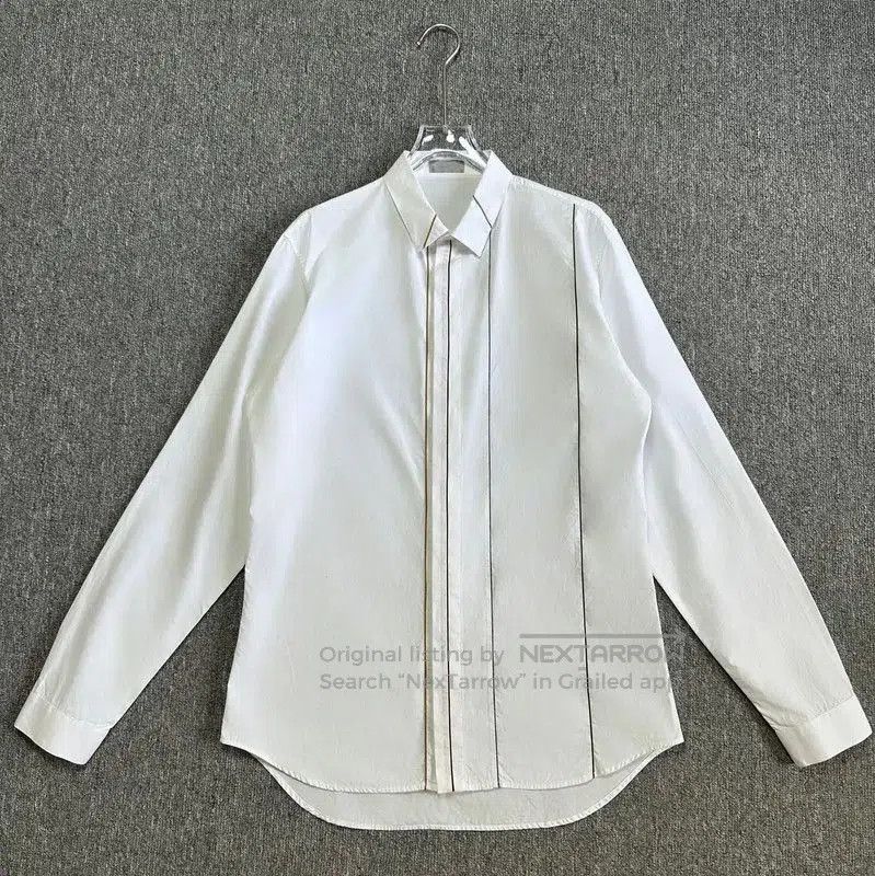 Dior Dior White Cotton Long Sleeve Shirt for Men . Size US L / EU 52-54 / 3 - 1 Thumbnail