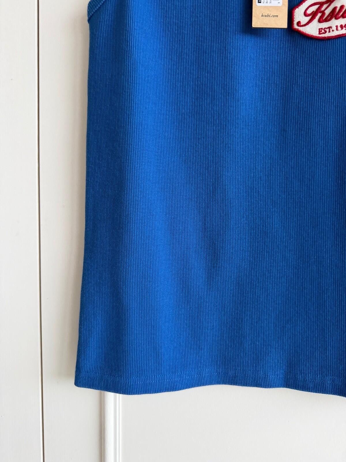 Ksubi new ksubi tee shirt mens klasse debut singlet blue medium Size US M / EU 48-50 / 2 - 4 Thumbnail