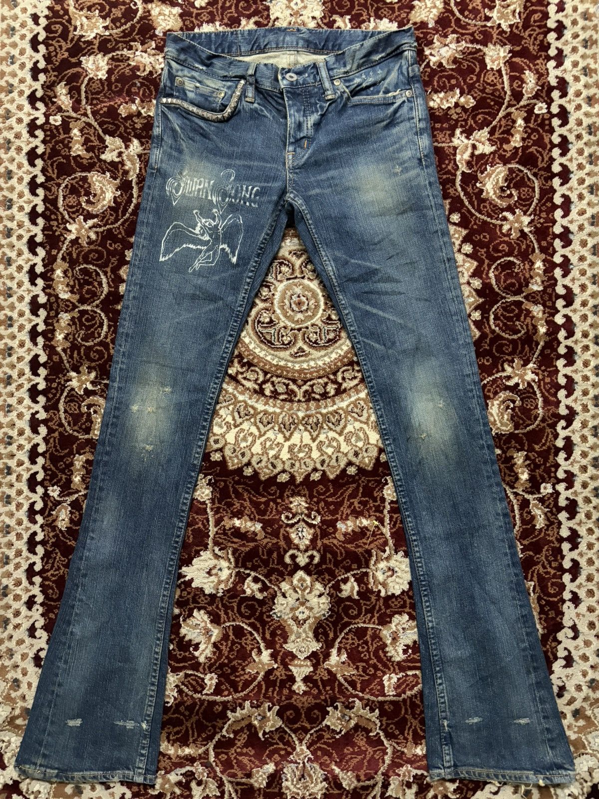 Hysteric Glamour Distressed Denim | Grailed