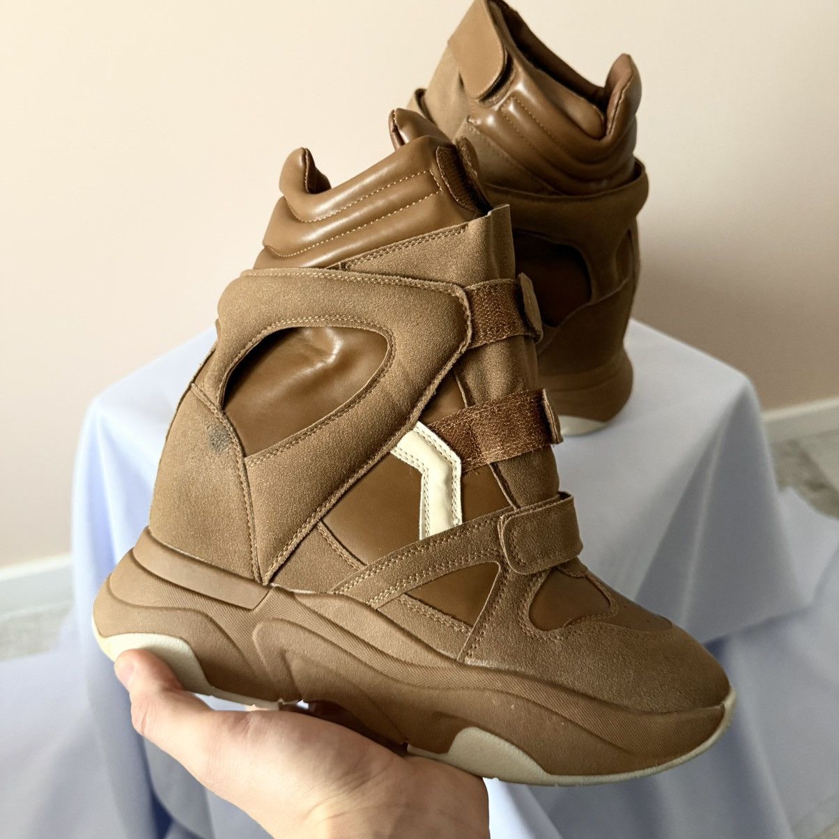 Isabel Marant Unbranded Like Isabel Marant Bekett Wedge Sneakers Shoes Size US 10 / IT 40 - 4 Thumbnail