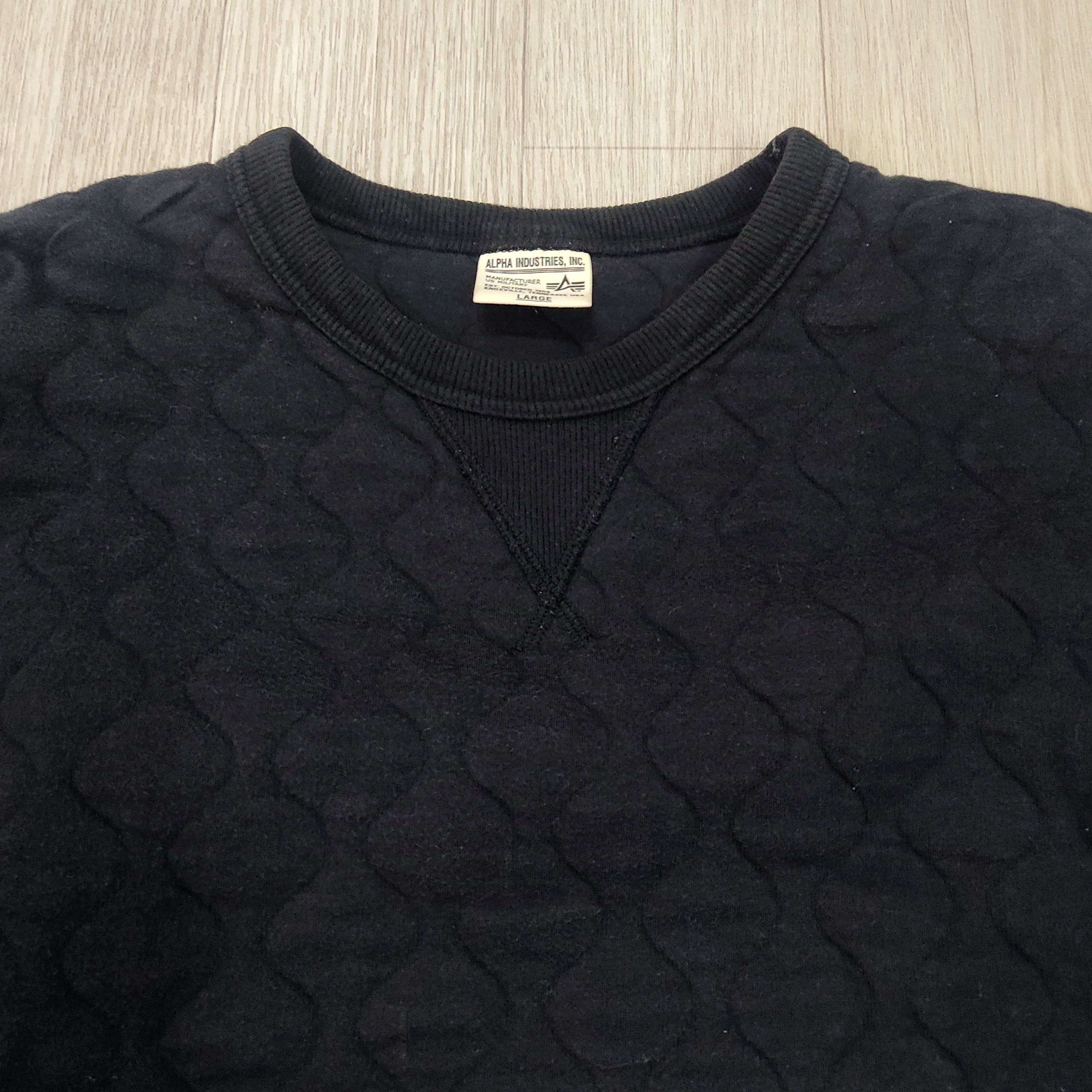 Alpha Industries Alpha Industries Quilted Crewneck Sweatshirt Size US L / EU 52-54 / 3 - 5 Thumbnail