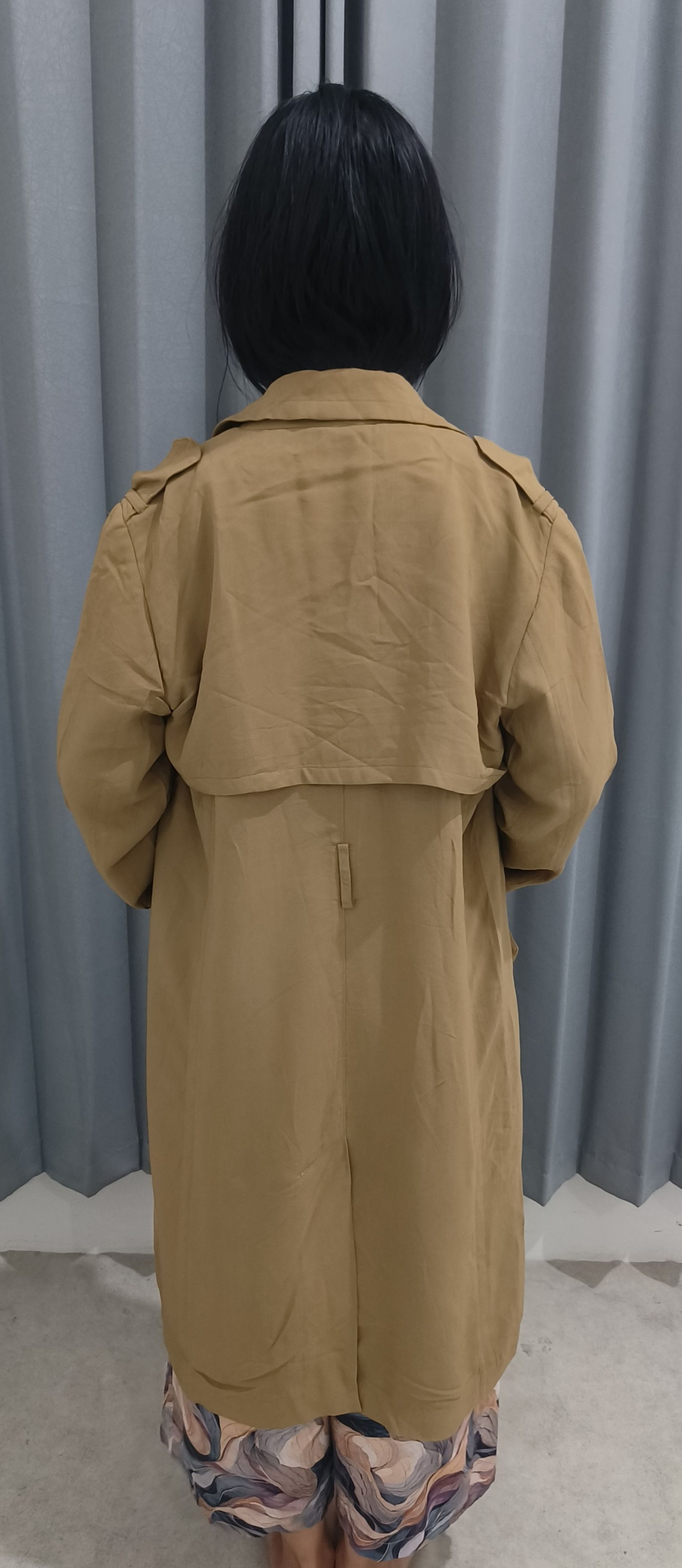 Massimo Dutti Authentic! MASSIMO DUTTI Women's Trench Coat Size M / US 6-8 / IT 42-44 - 14 Thumbnail