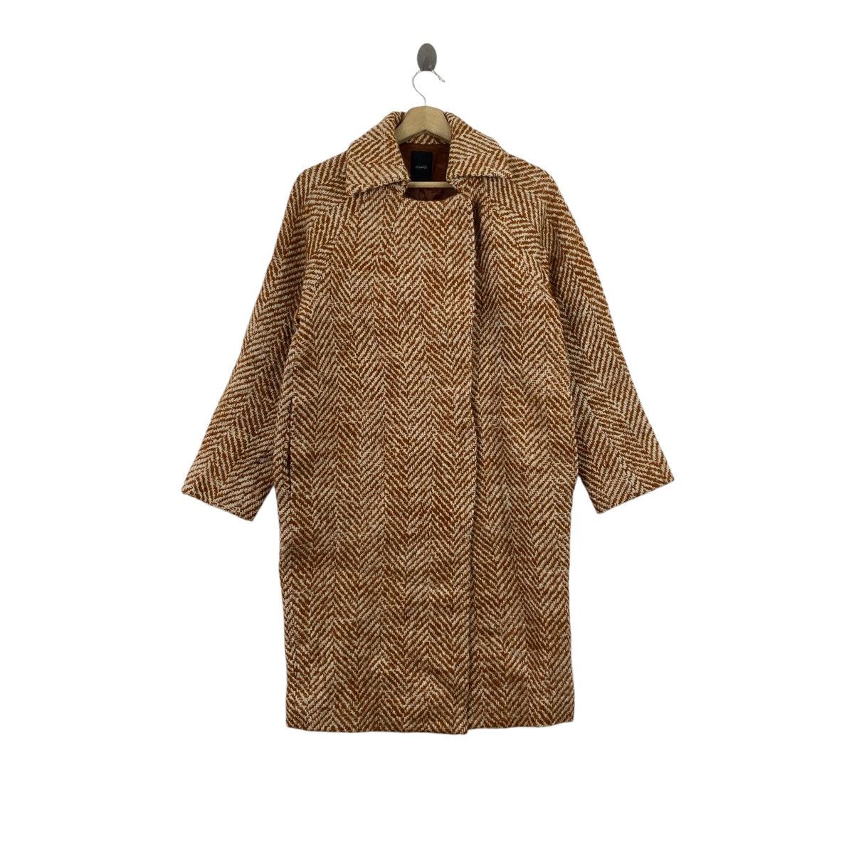 MUNICH Japanese Brand Multi Color Wool Parka Jacket