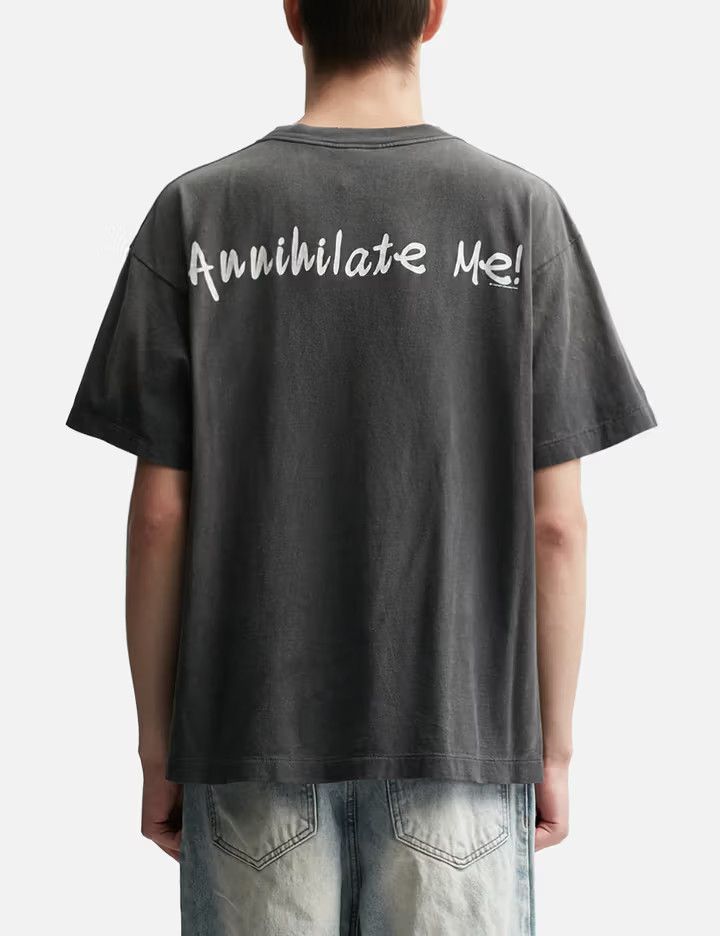 Saint Michael o1mle0326 Logo Print Tee Shirt in Black Size US S / EU 44-46 / 1 - 5 Thumbnail