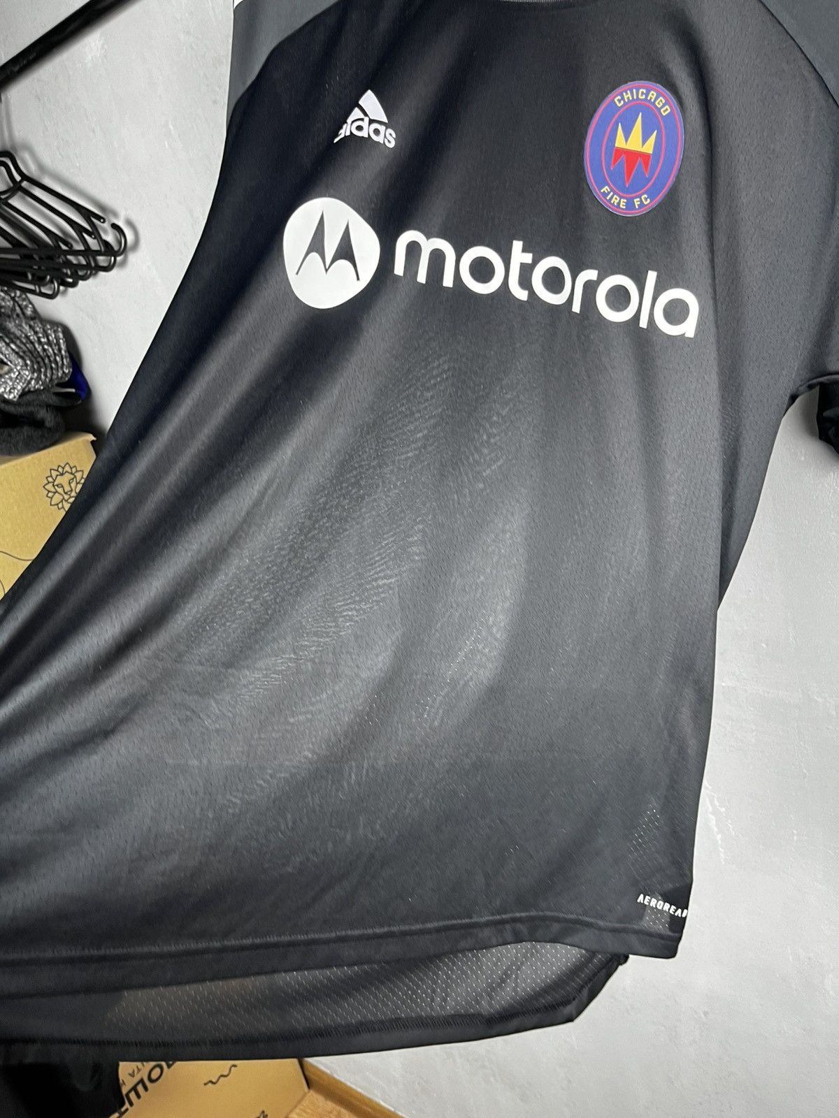 Adidas Chicago Fire 2021 Prematch Jersey Size Large Size US L / EU 52-54 / 3 - 3 Thumbnail