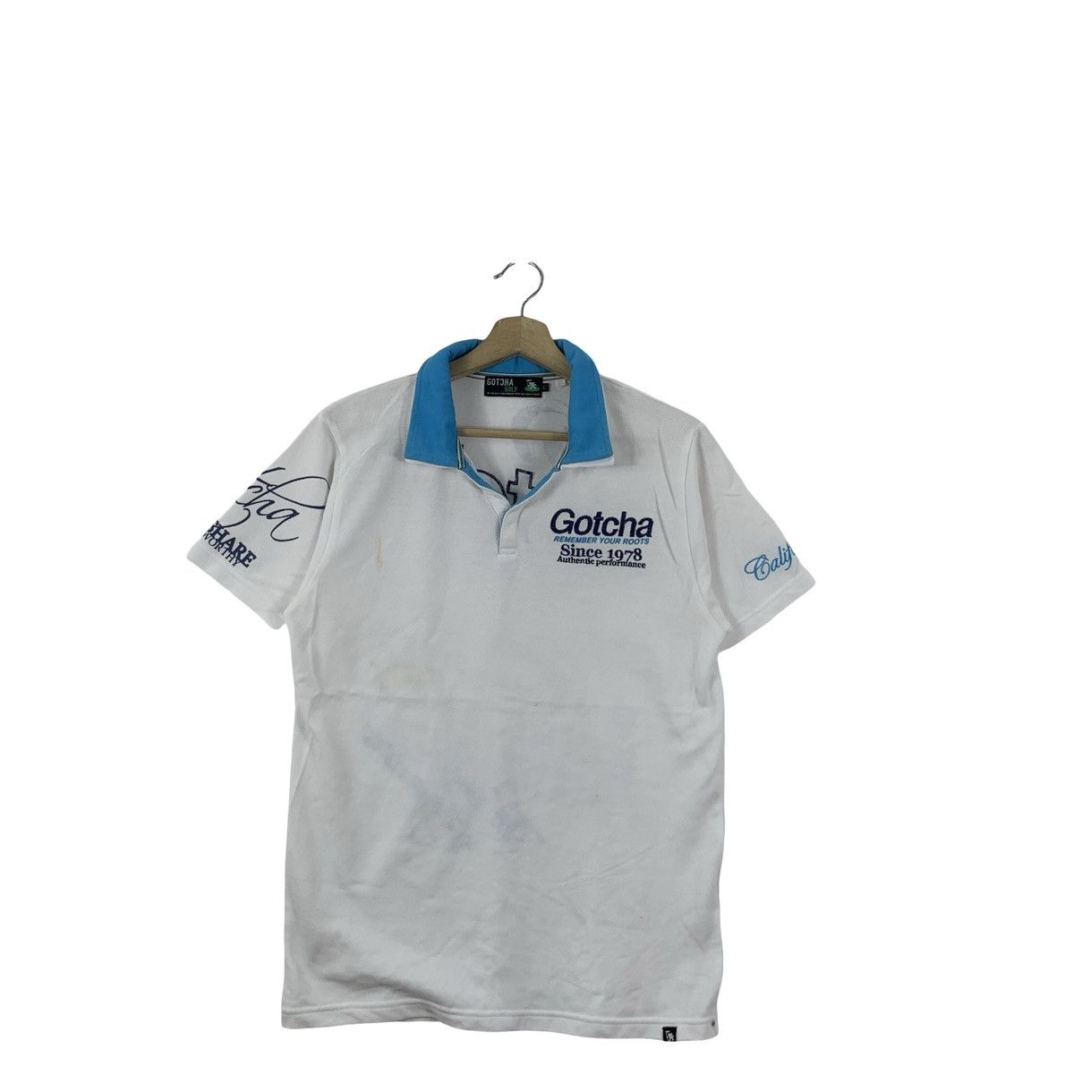 Gotcha Vintage GOTCHA GOLF COLLECTION Dodge The Bullet Polo Tee Size US L / EU 52-54 / 3 - 5 Thumbnail