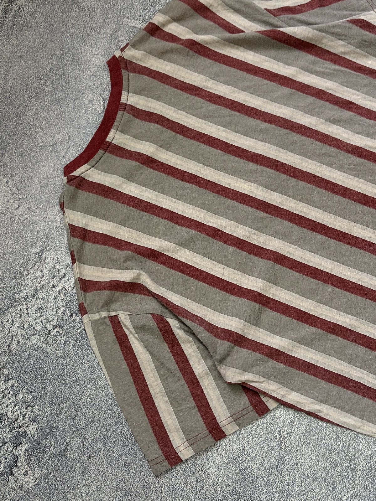 Stussy Stussy Los Angeles Embroidered Logo Striped Tee M Size US M / EU 48-50 / 2 - 9 Thumbnail