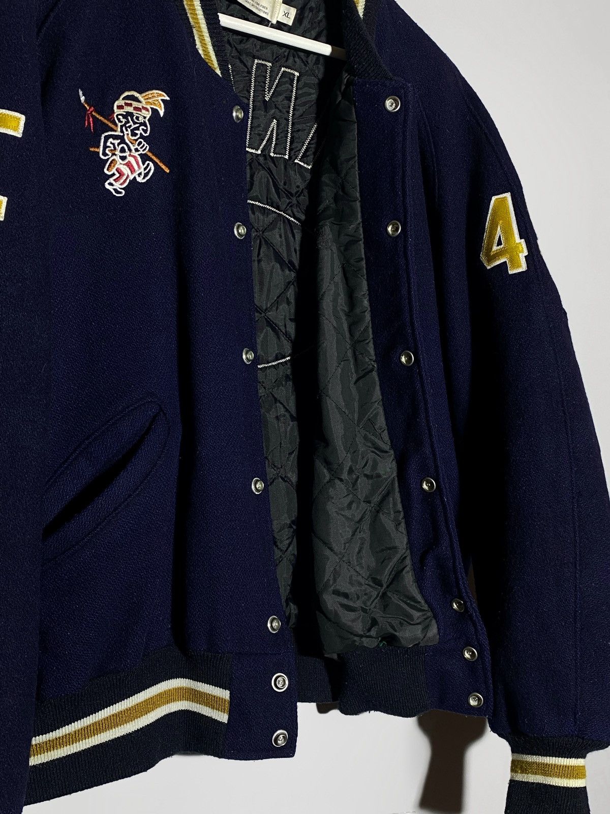 Vintage Vintage 90s De Long Varsity Jacket Seminoles Prospect Park Size US XL / EU 56 / 4 - 20 Thumbnail