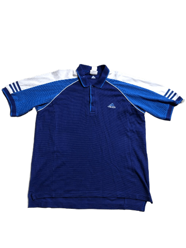 Adidas Vintage Adidas Embroidered Logo Polo Size US L / EU 52-54 / 3 - 1 Thumbnail