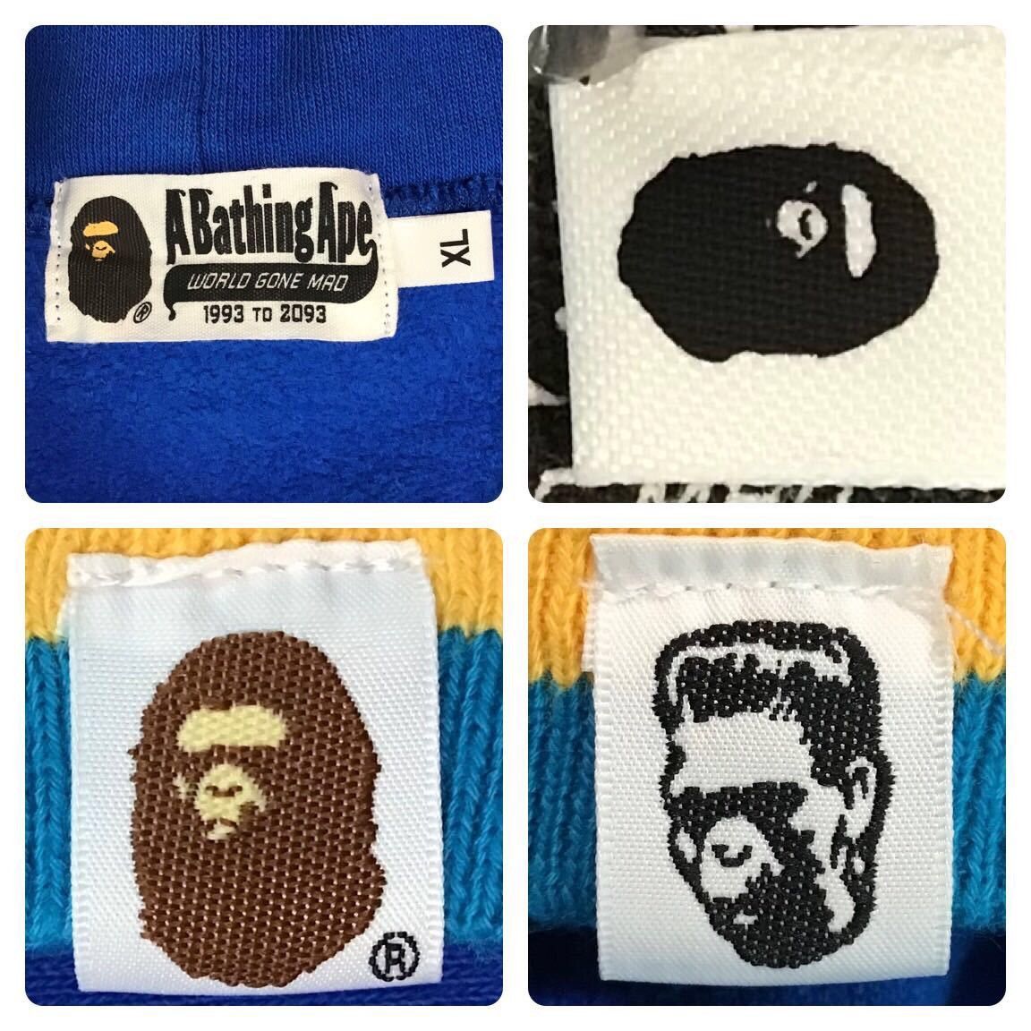 Bape BAPE Shark pullover hoodie blue a bathing ape Size US XL / EU 56 / 4 - 8 Thumbnail