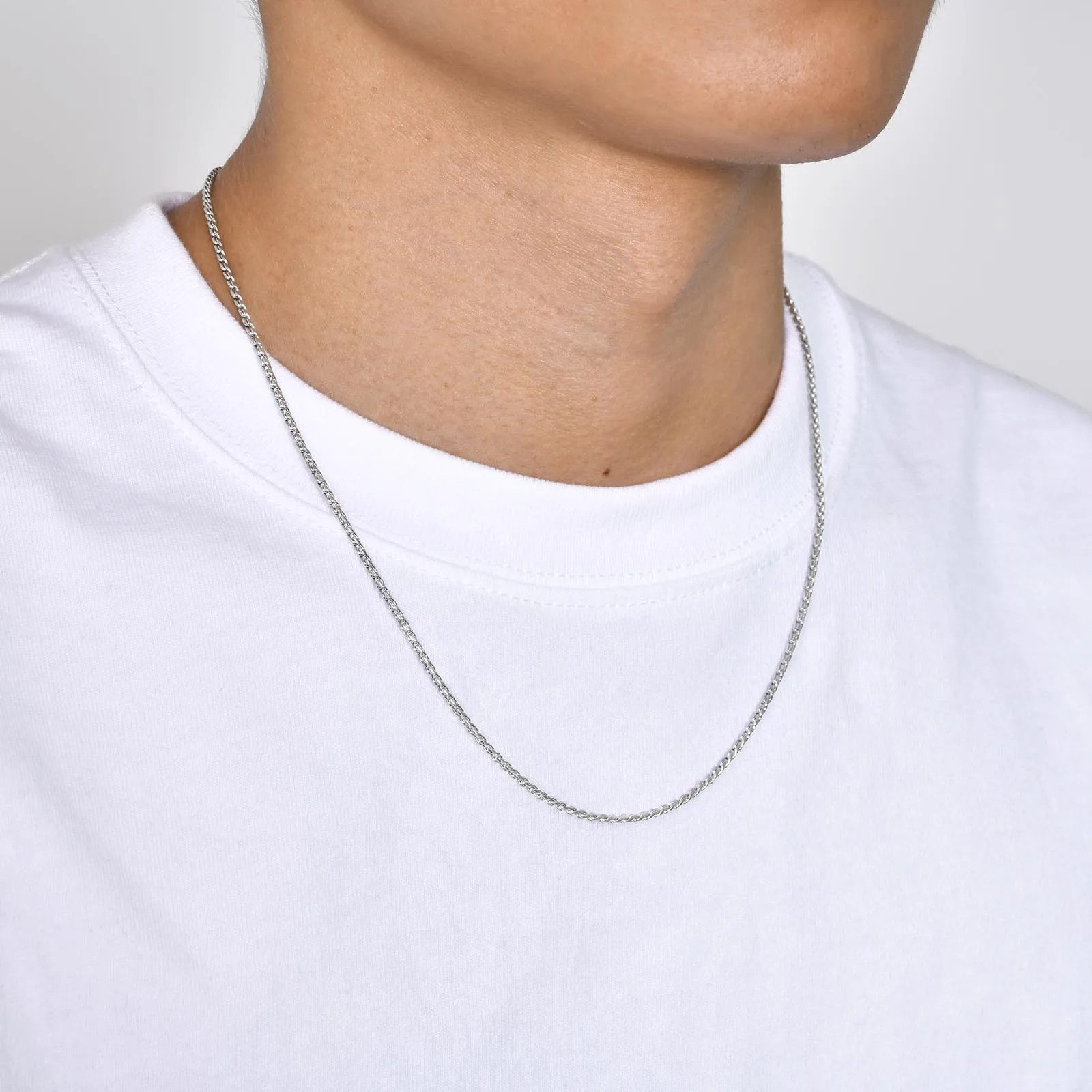 Jewelry × Vintage 2mm Cuban Chain Necklace Size ONE SIZE - 2 Thumbnail