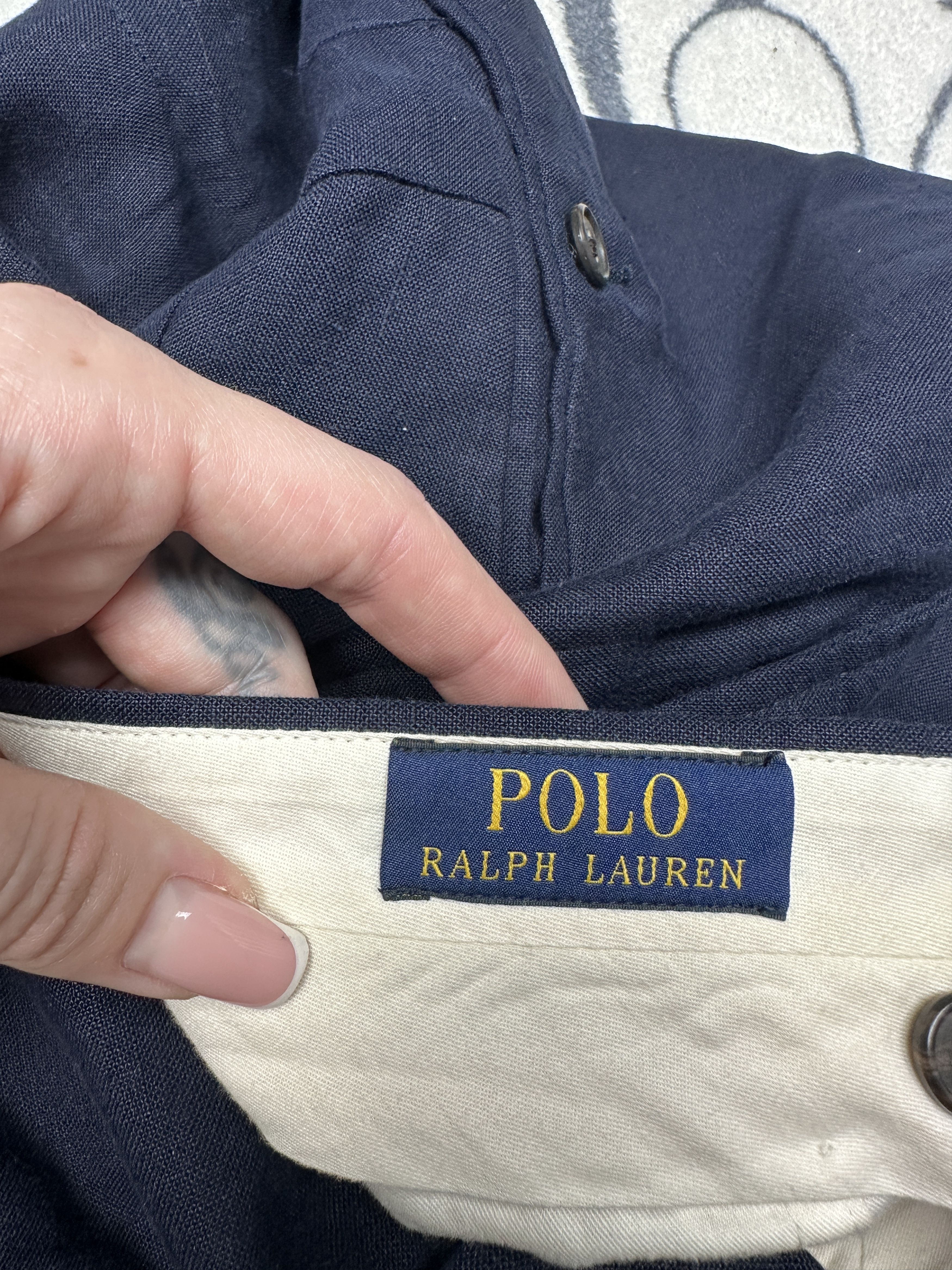 Polo Ralph Lauren Polo Ralph Lauren Mens Linen Chino Pants Trousers Size US 36 / EU 52 - 3 Thumbnail