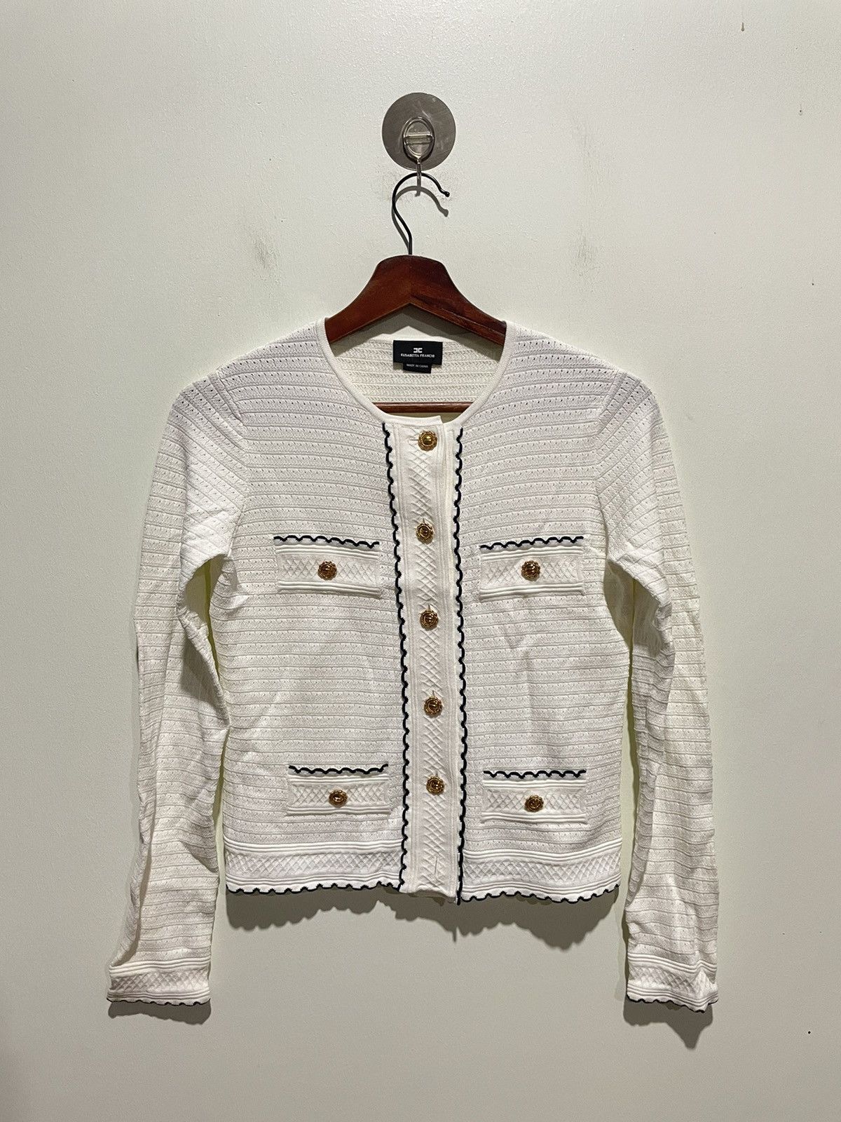 Elisabetta Franchi Elisabetta Franchi Knitted Sweater Size M / US 6-8 / IT 42-44 - 1 Thumbnail