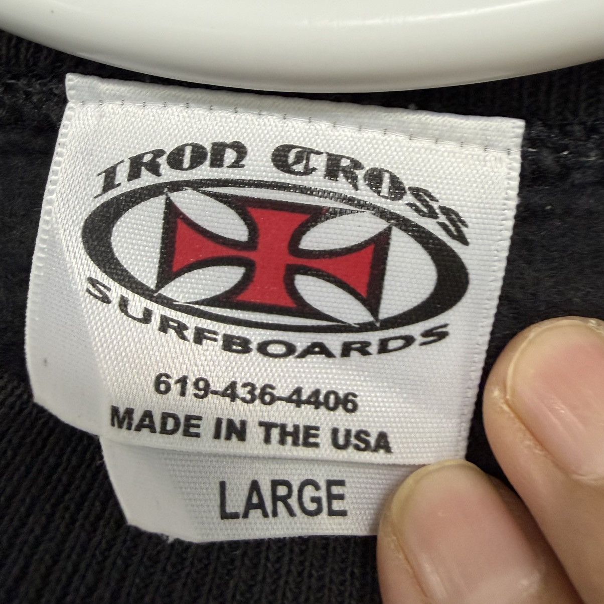 Hanes 1996 Iron Cross Surfboards Sweatshirt for US Olympic team Size US L / EU 52-54 / 3 - 4 Thumbnail