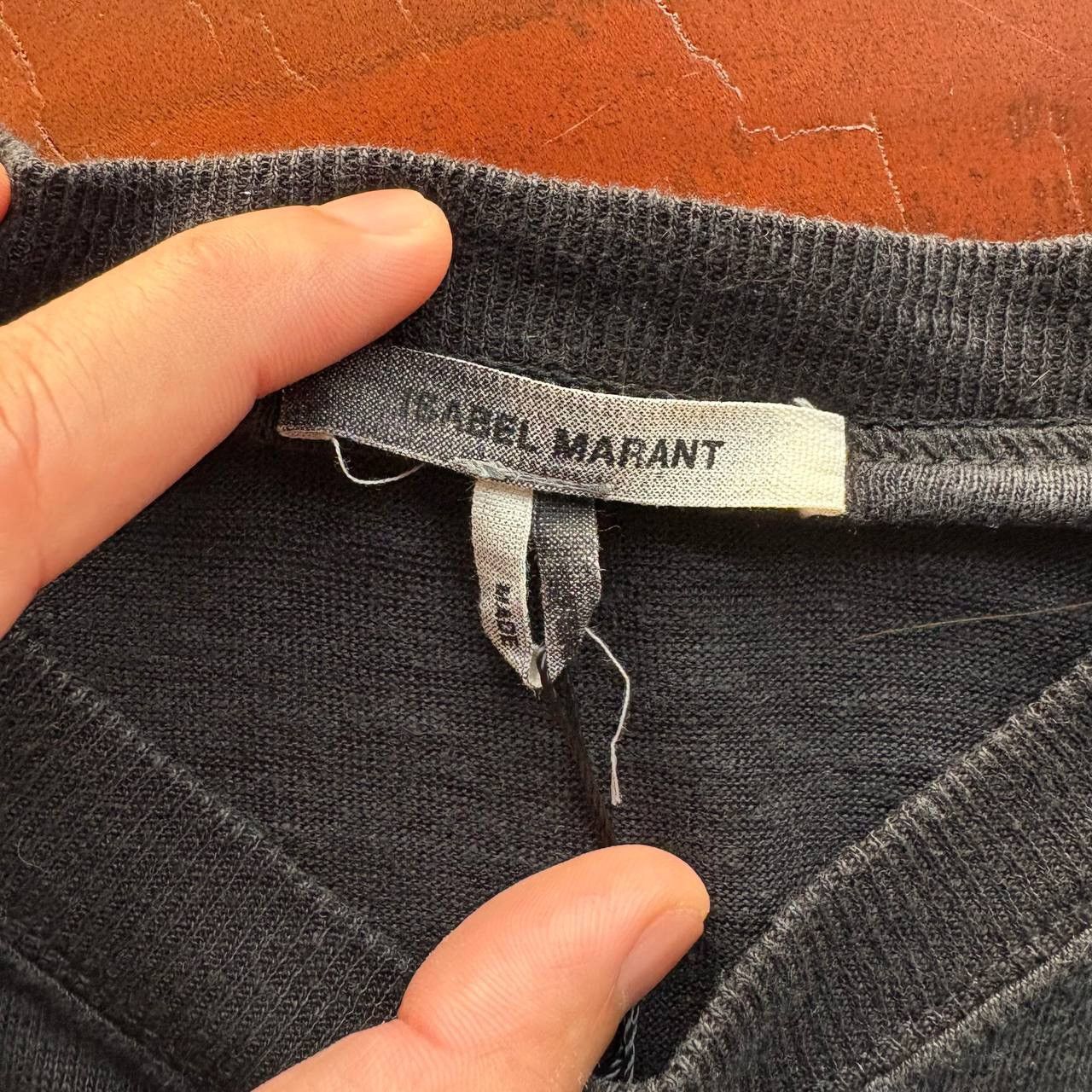 Isabel Marant Isabel Marant Logo Kieffer Linen Longsleeve Tshirt Size US L / EU 52-54 / 3 - 6 Thumbnail