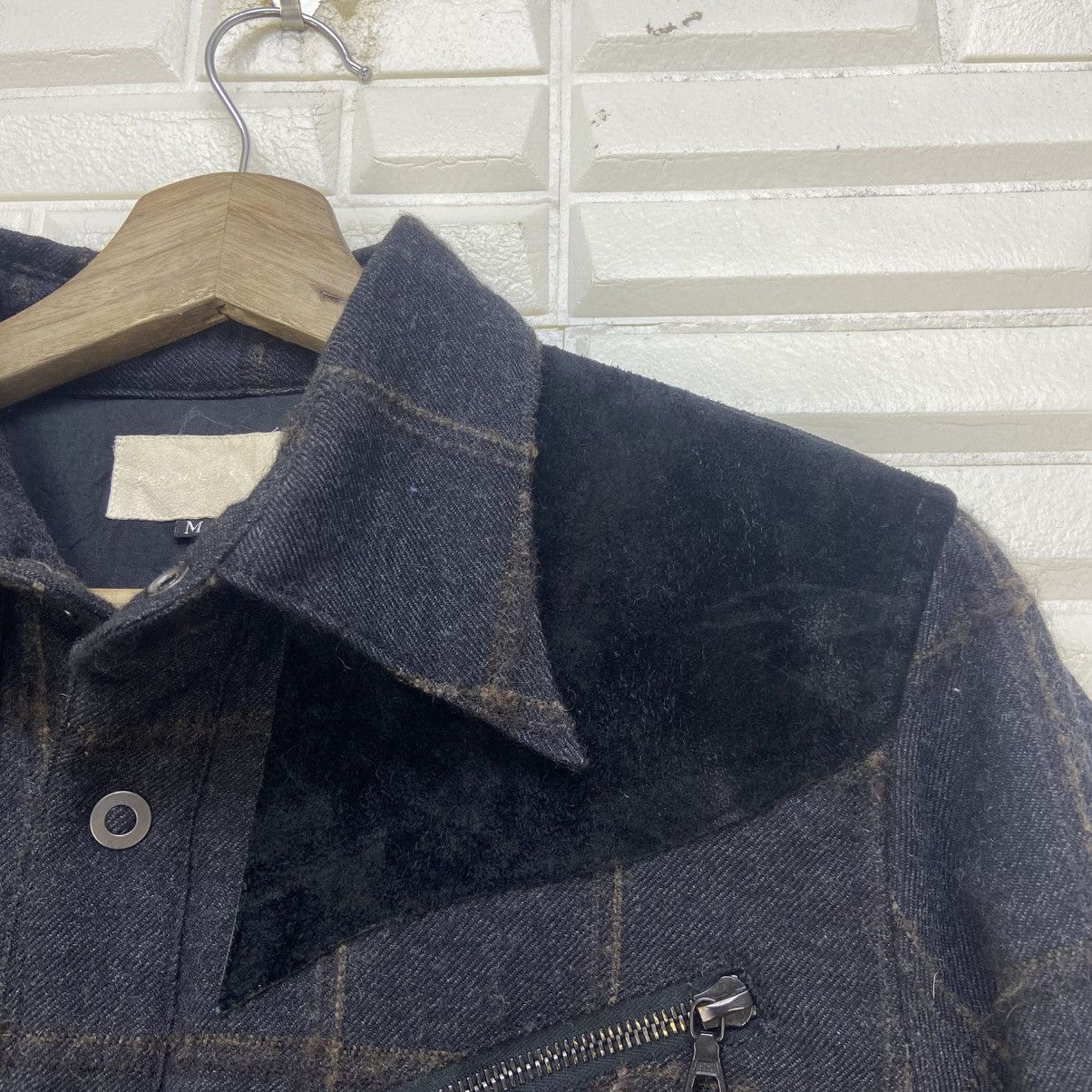 Japanese Brand Japanese Streetwear Rawlife Wool + Cowhide Riri Zipper Size US XS / EU 42 / 0 - 12 Thumbnail