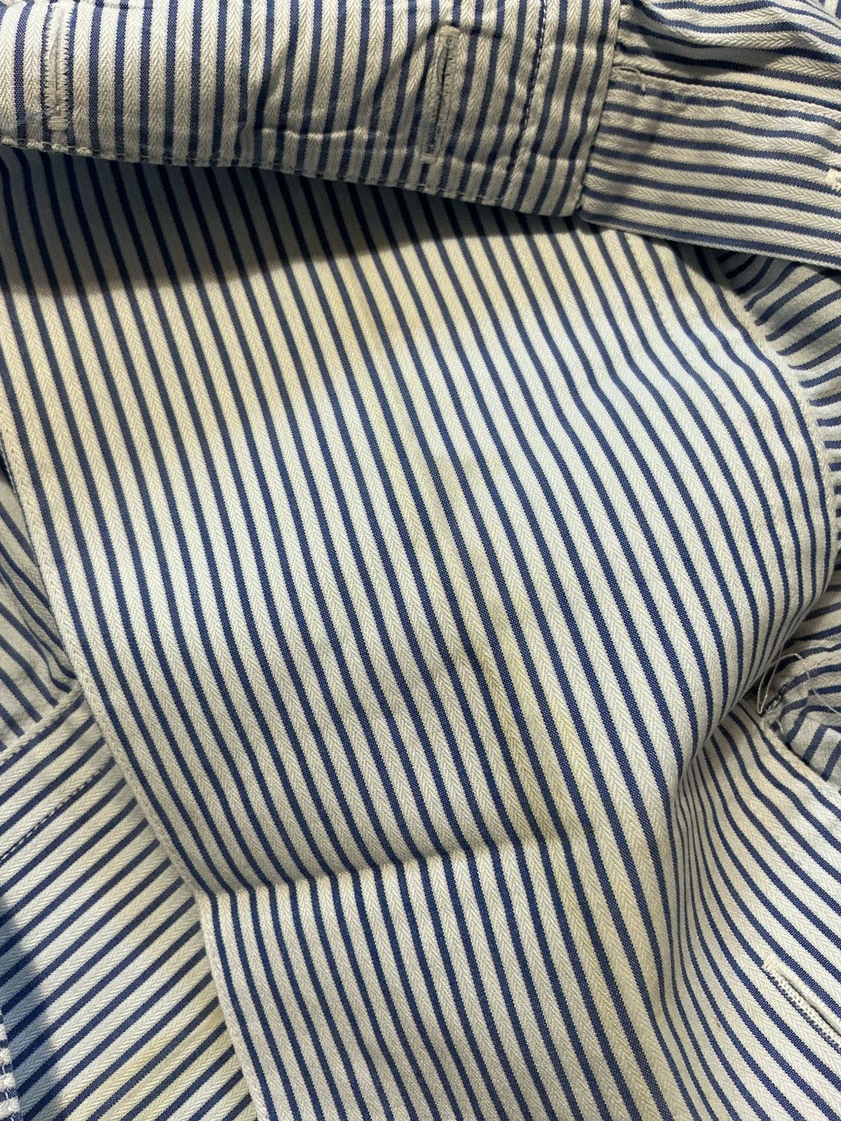Armani Collezioni Armani Collezioni Made In Italy Striped Button Dress Shirt Size US L / EU 52-54 / 3 - 9 Thumbnail