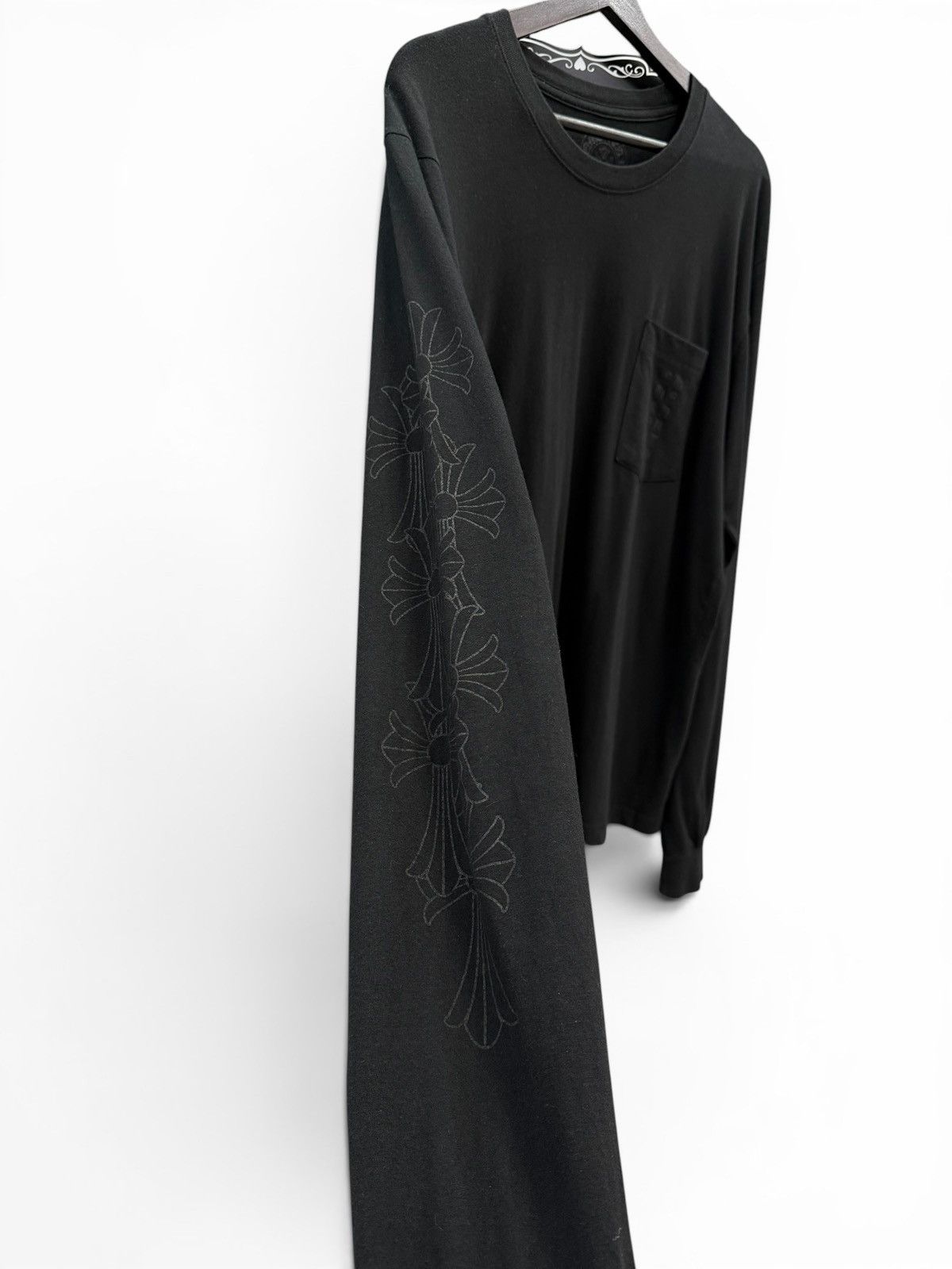Chrome Hearts Chrome Hearts Miami Vertical Logo Long Sleeve Shirt Size US L / EU 52-54 / 3 - 5 Thumbnail