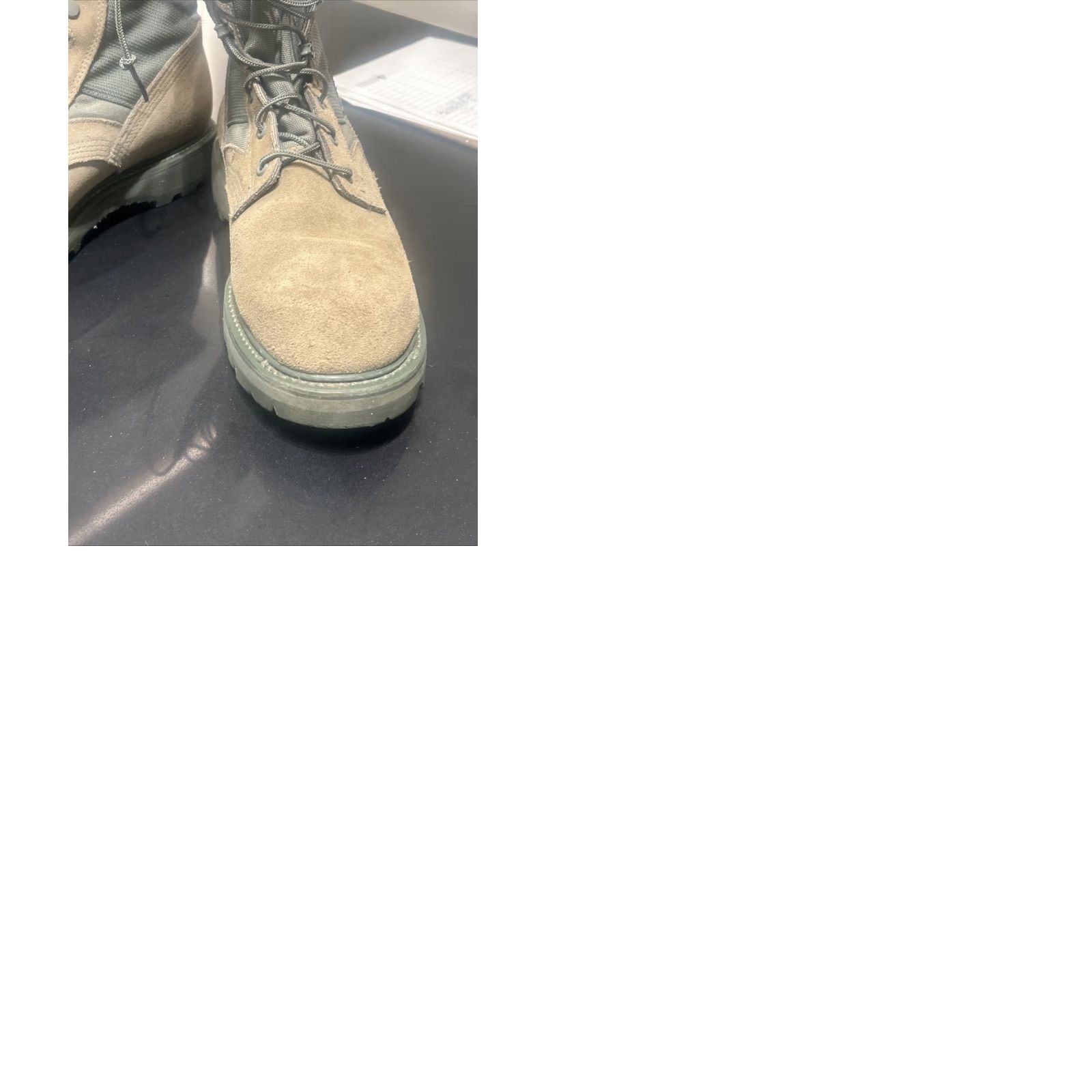 Vibram Vibram 8430 Military Boots Steel Toe Mondo Sage Green Suede Size 9 Men Combat USA Boots Size US 9 / EU 42 - 9 Thumbnail
