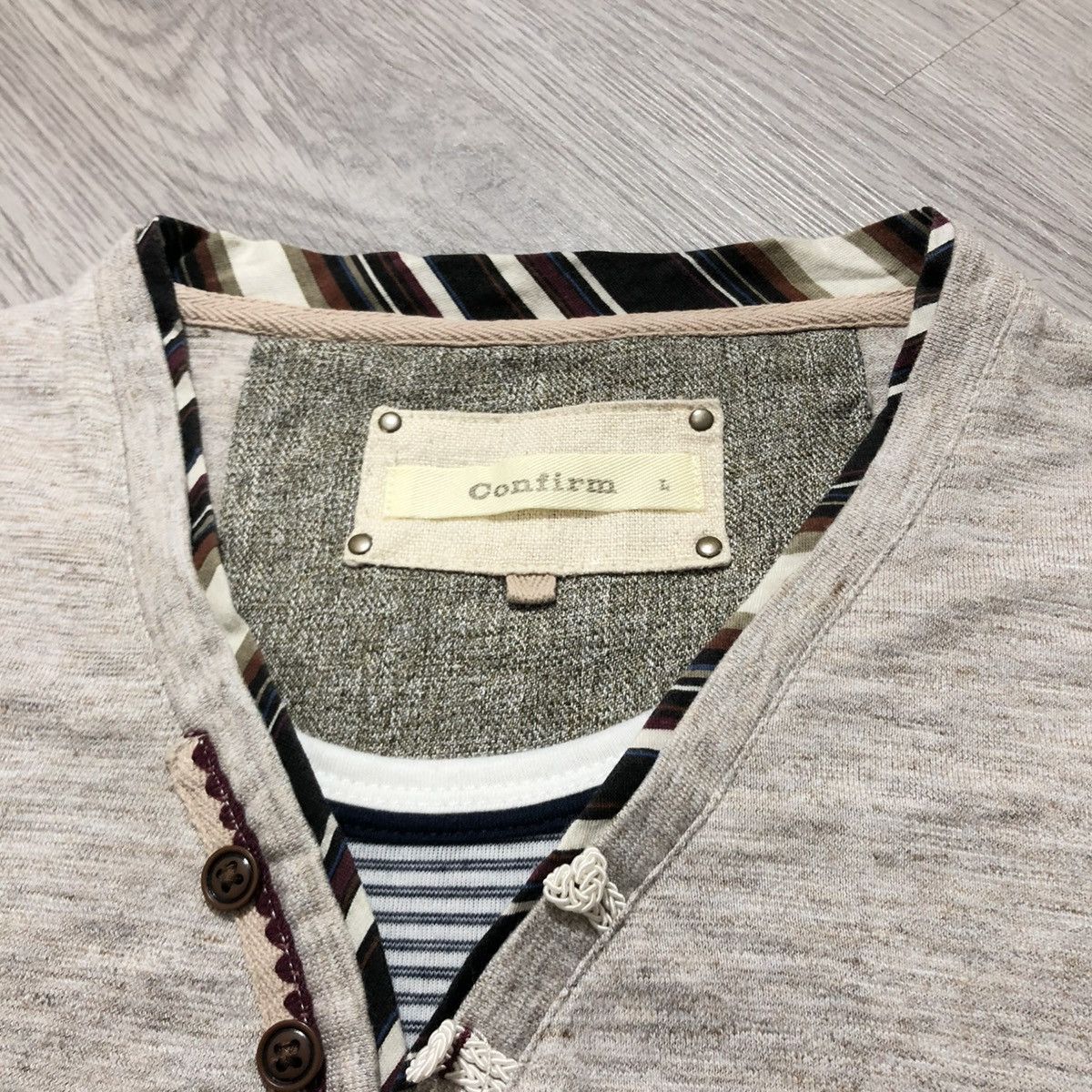 Japanese Brand 2000s Confirm Japanese Double Layers Goa Lgb Tee Gothic Size US L / EU 52-54 / 3 - 12 Thumbnail
