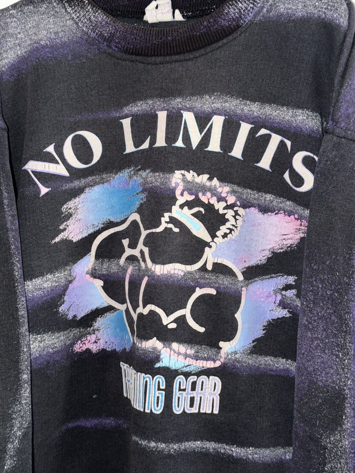 Vintage Vintage 90s no limits training gear bodybuilding gym sweater Size US L / EU 52-54 / 3 - 2 Thumbnail