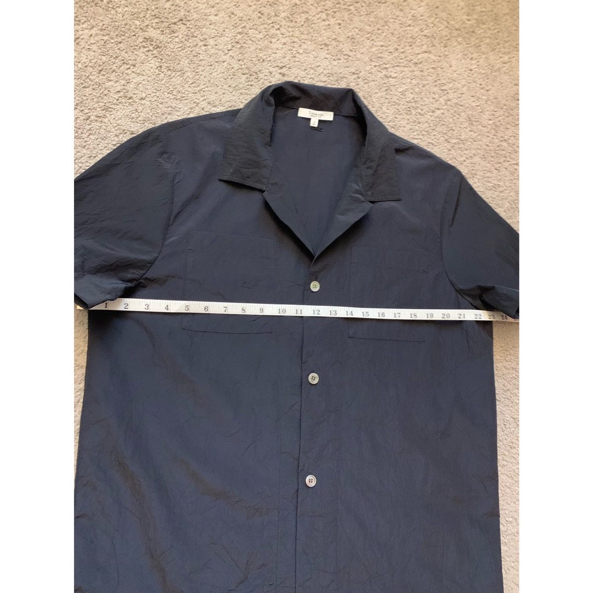 Totokaelo Archive Totokaelo Archive Black Crinkle Japanese Nylon Shirt Size US M / EU 48-50 / 2 - 13 Thumbnail