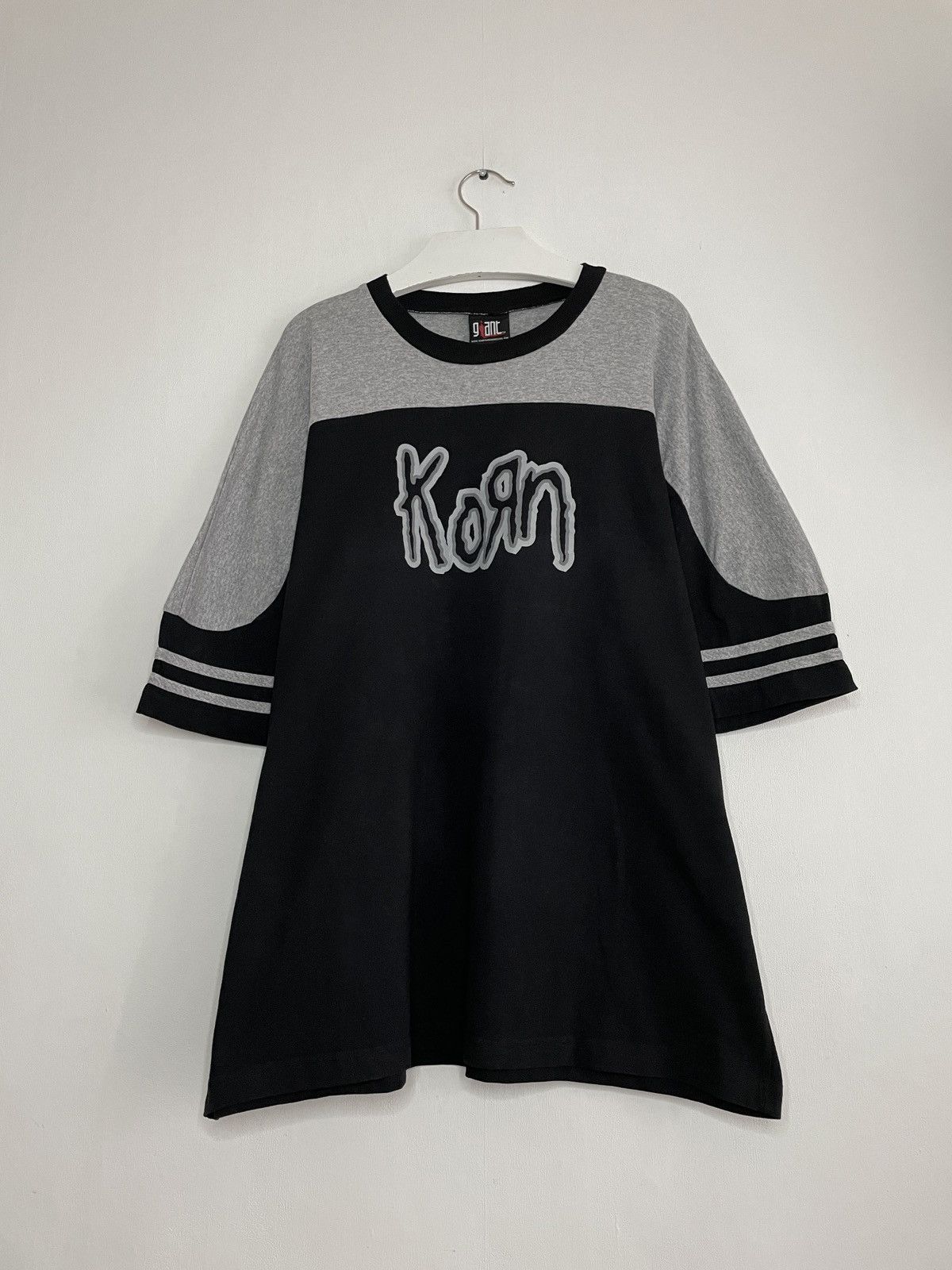 image of Giant x Rock Band Korn “Follow The Leader Tour” 1998 T-Shirt in Black, Men's (Size XL)