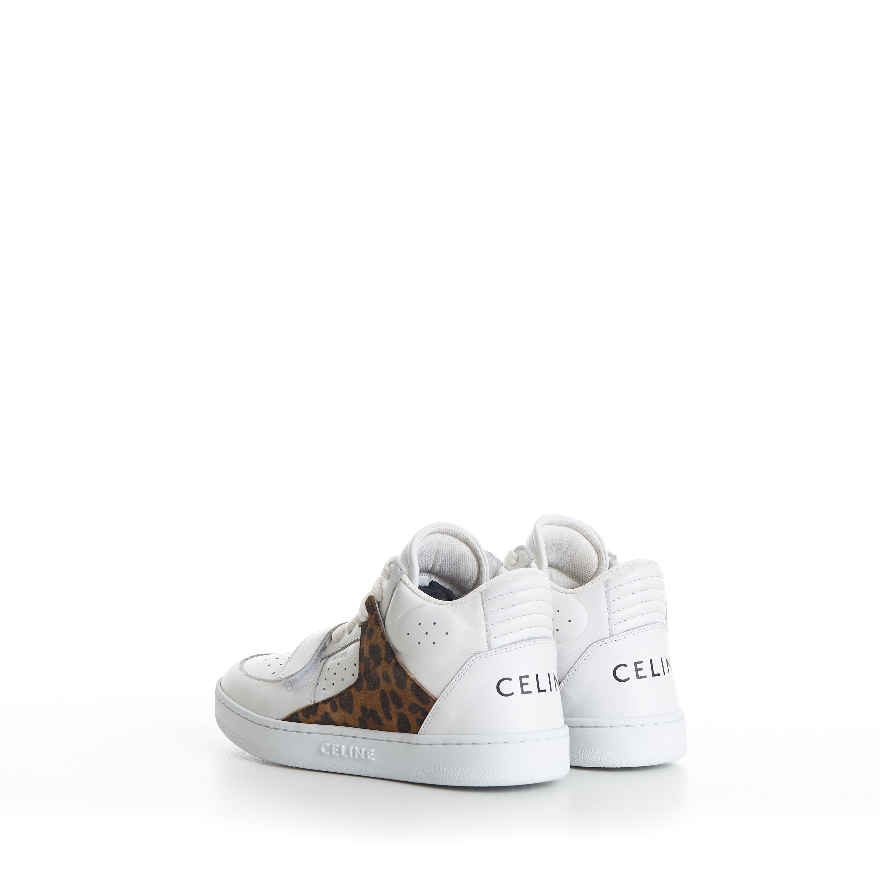 Celine CT-02 Celine Trainer Mid Sneaker With Scratch In Calfskin Size US 6 / IT 36 - 6 Thumbnail
