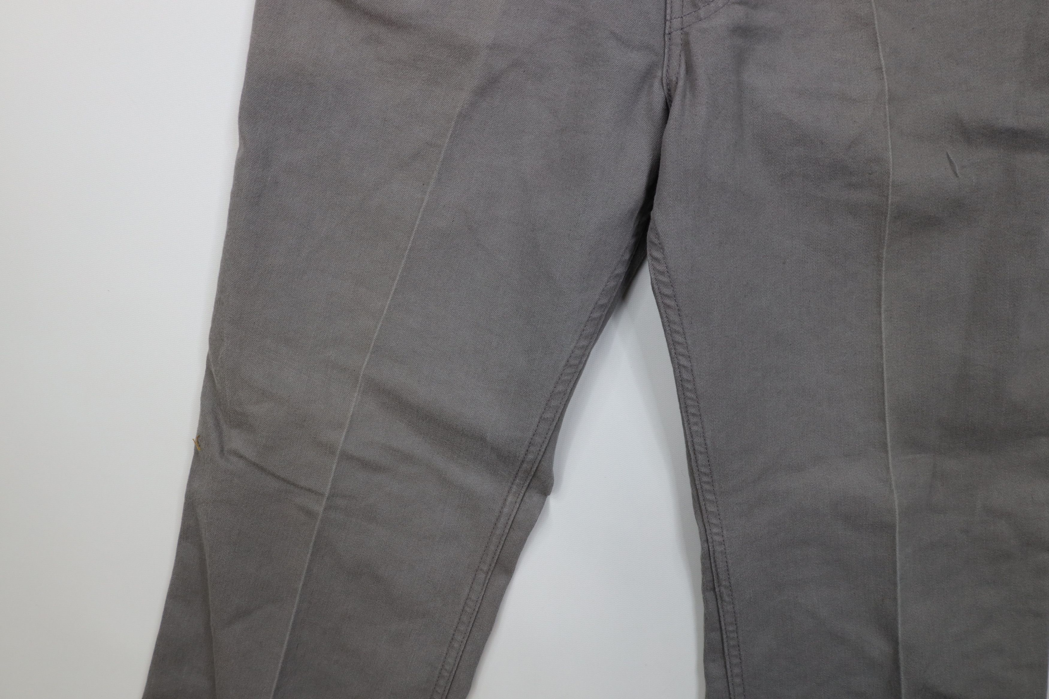 Levi's Vintage Y2K Levis Flared Bootcut Chamois Cloth Pants Gray Size US 34 / EU 50 - 6 Thumbnail