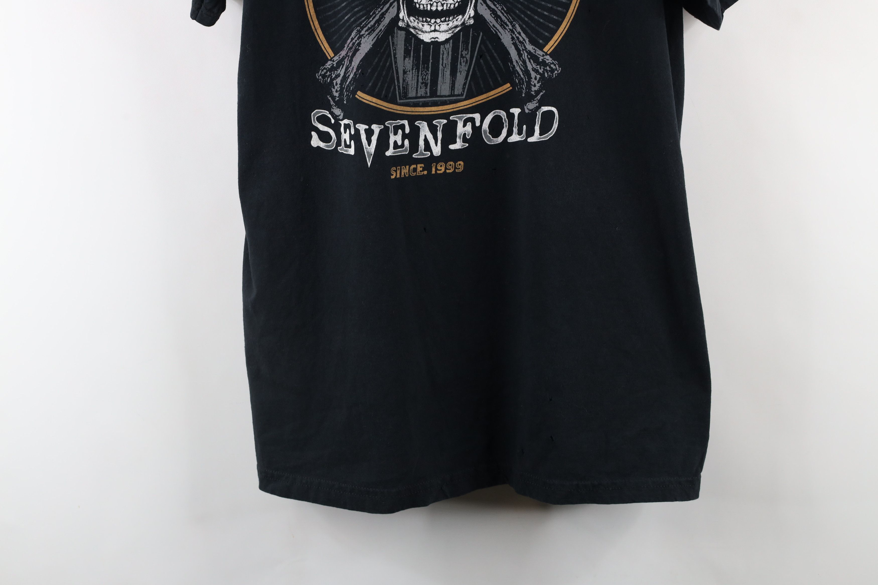 Vintage Vintage Out Avenged Sevenfold Band T-Shirt Black Cotton Size US XL / EU 56 / 4 - 3 Thumbnail