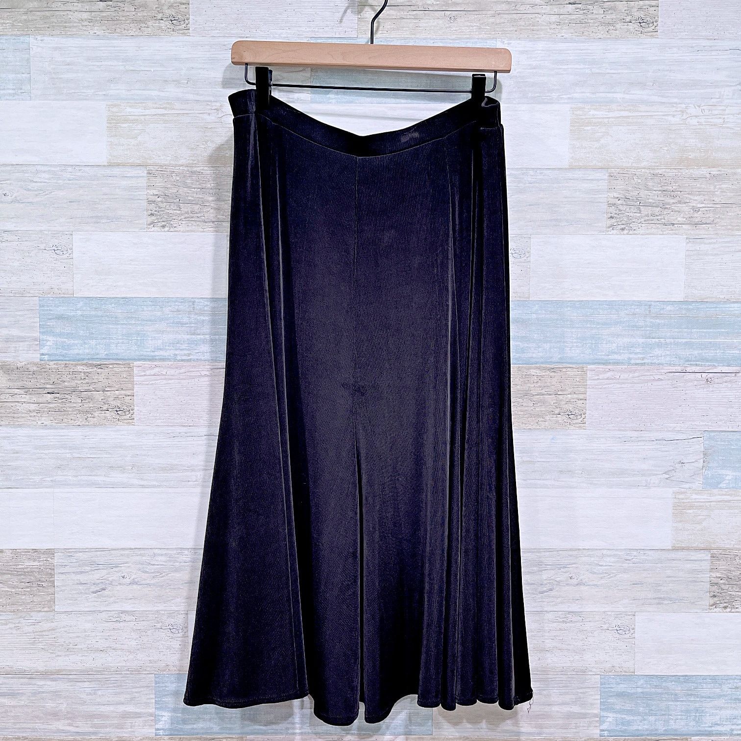Chicos × Vintage Chicos Travelers Stretchy Midi Skirt Black Womens XL 3 Size 34" / US 12 / IT 48 - 2 Thumbnail