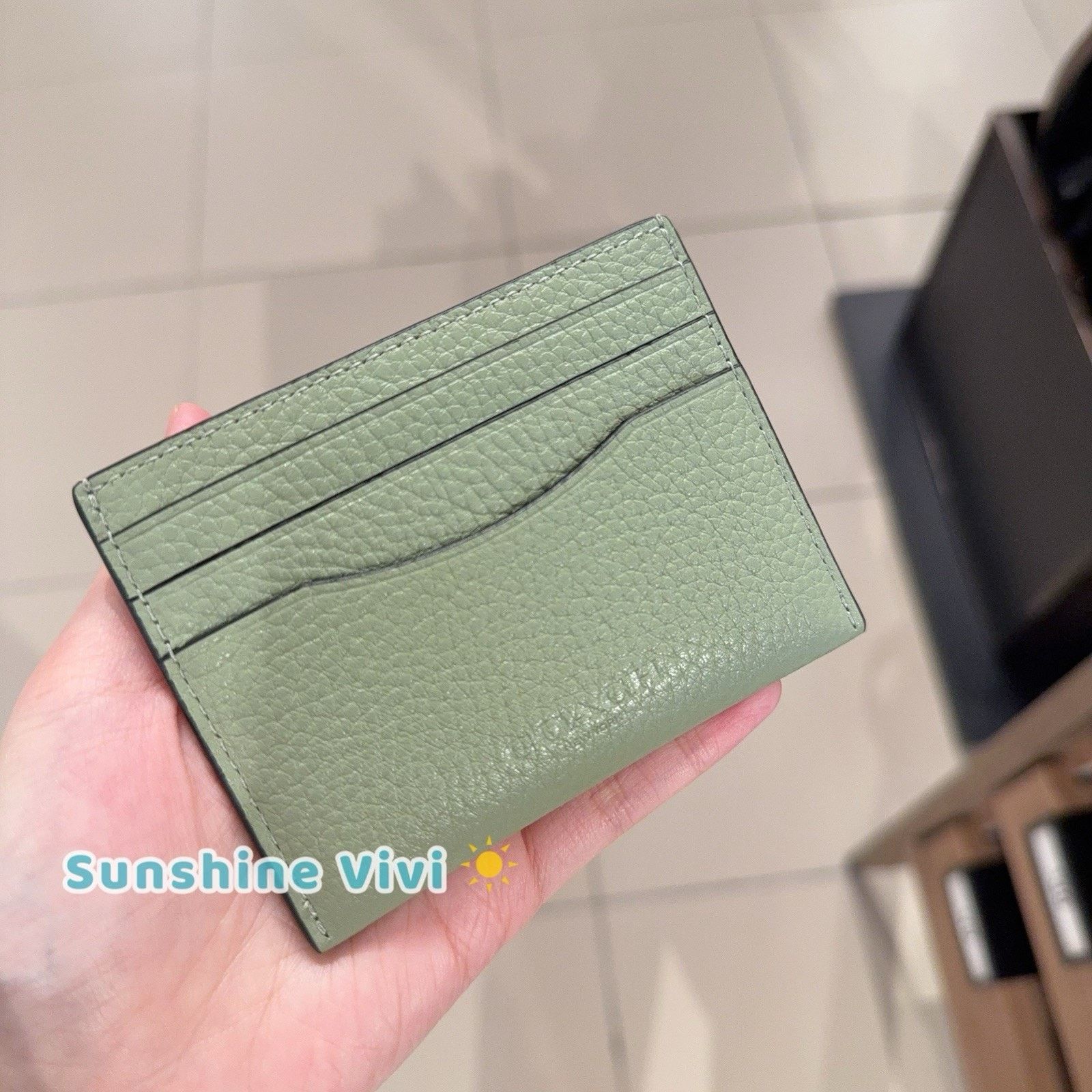 Coach NWT Coach Slim ID Card Case CP209 Leather Pistachio Size ONE SIZE - 1 Thumbnail