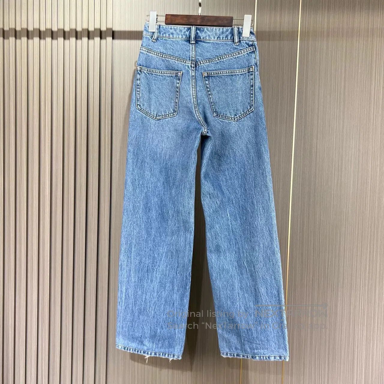Alexander Wang Alexander Wang Asymmetric Washed Denim Pants. Size 23" - 2 Thumbnail