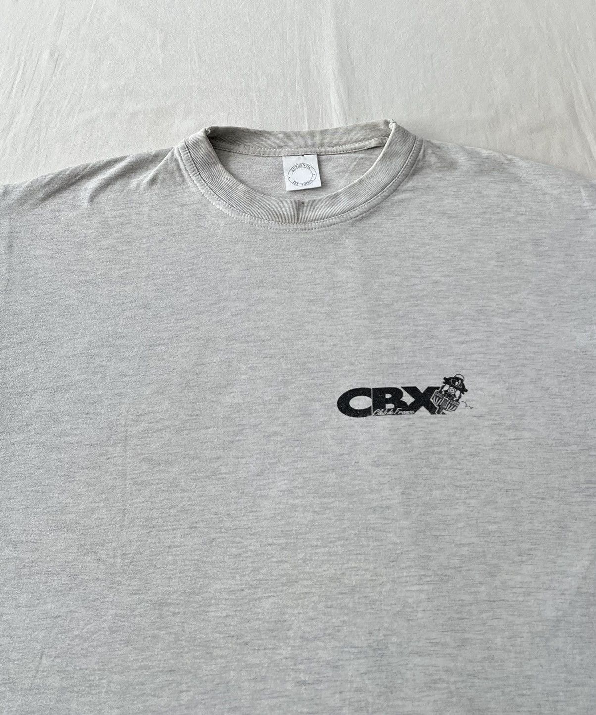 Vintage Vintage 90s Honda CBX 1000 Super Six Moto Gray T-shirt Size US XL / EU 56 / 4 - 3 Thumbnail