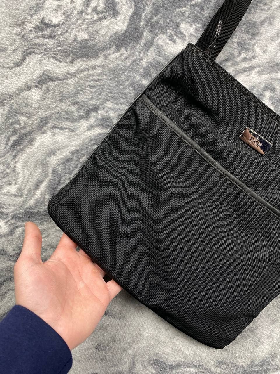 Gucci Gucci Nylon Messenger Bag Men Black Size ONE SIZE - 7 Thumbnail