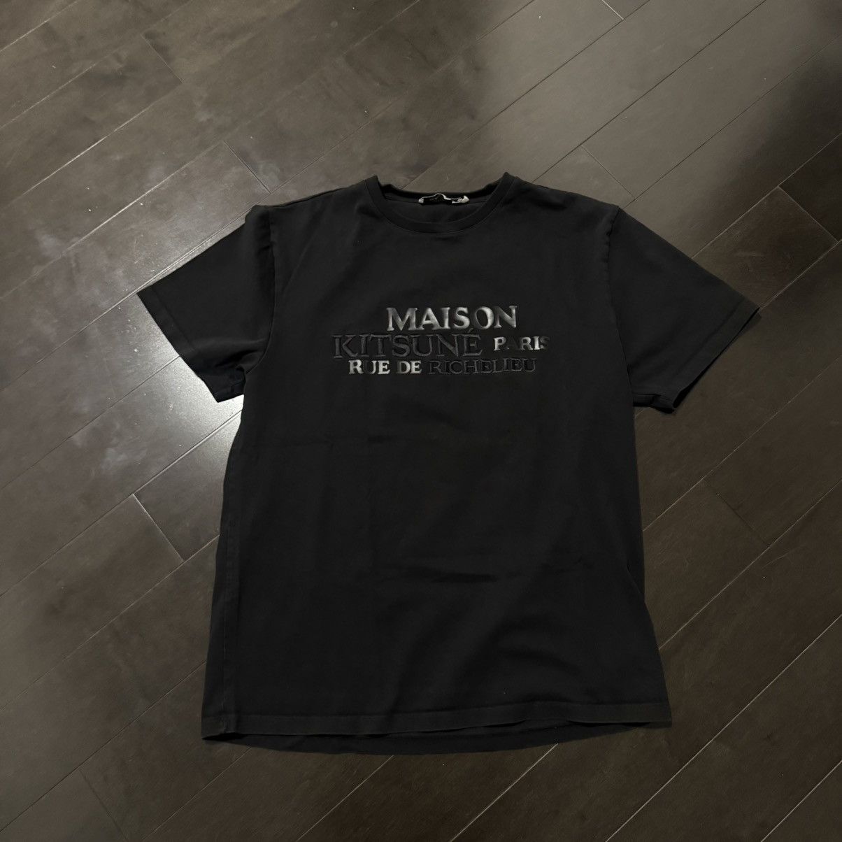 Maison Kitsune Maison Kitsuné Rue Richelieu Tee Size US L / EU 52-54 / 3 - 1 Thumbnail