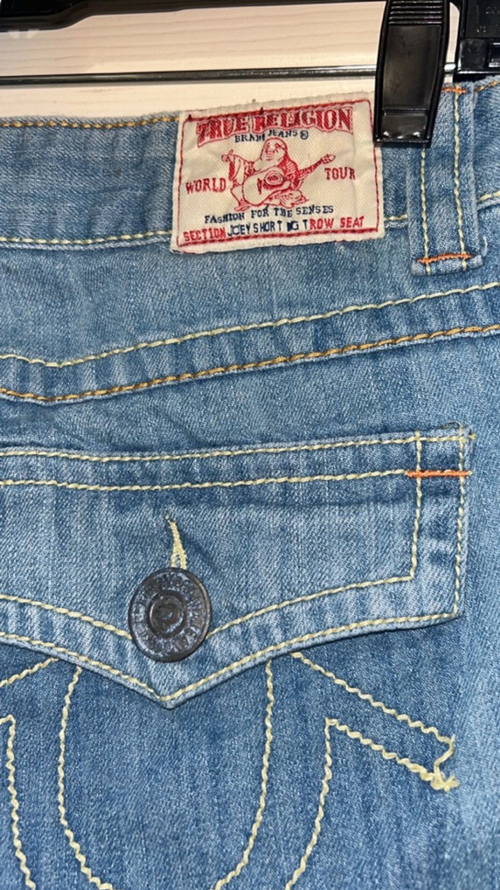 True Religion Women's True Religion Blue Jean Shorts Size 28 Size 28" / US 6 / IT 42 - 3 Thumbnail