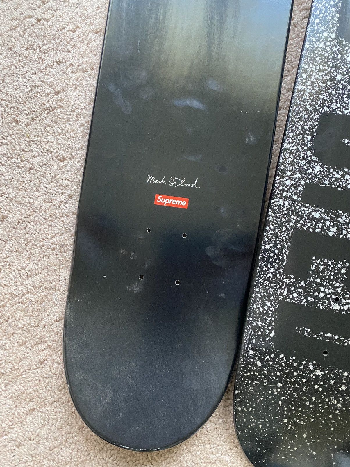 Supreme Supreme x Mark Flood Mom Dad Died skatedeck set of 2 2014 Size ONE SIZE - 9 Thumbnail