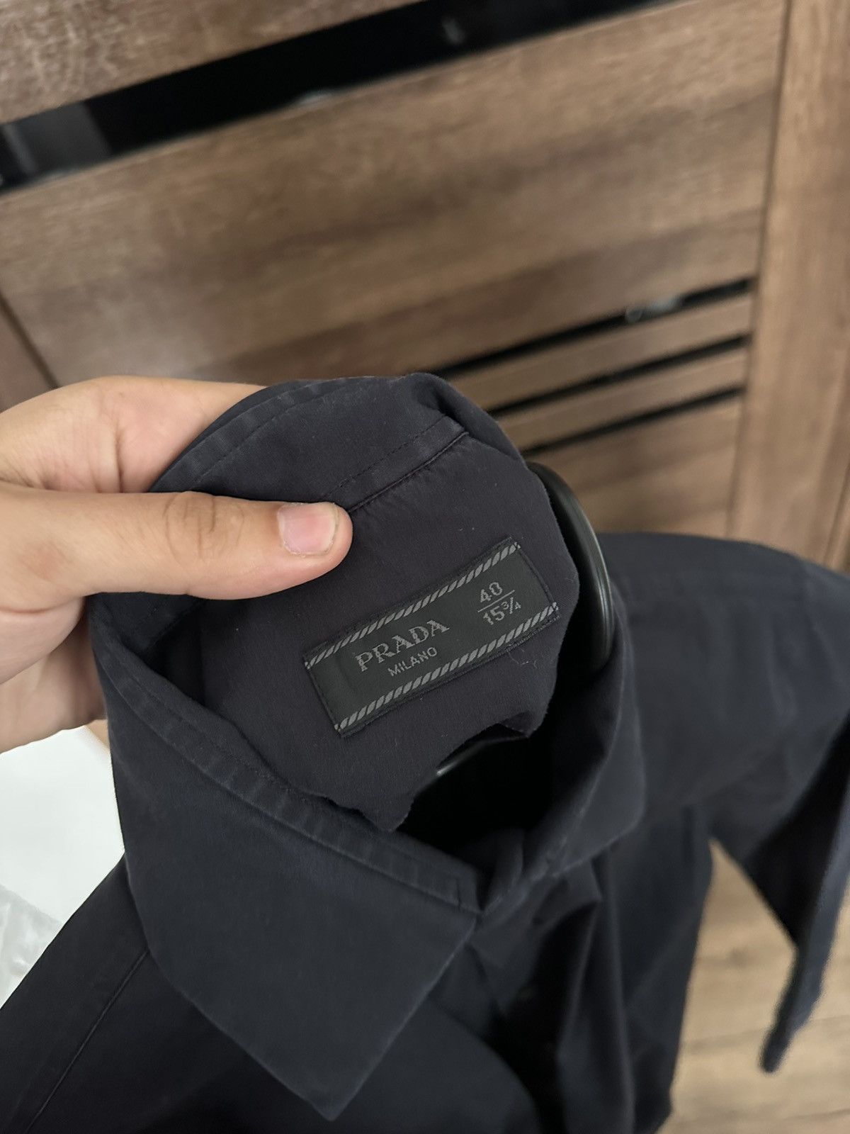 Prada Prada Milano Shirt Button Up Long Sleeve Size US M / EU 48-50 / 2 - 9 Thumbnail