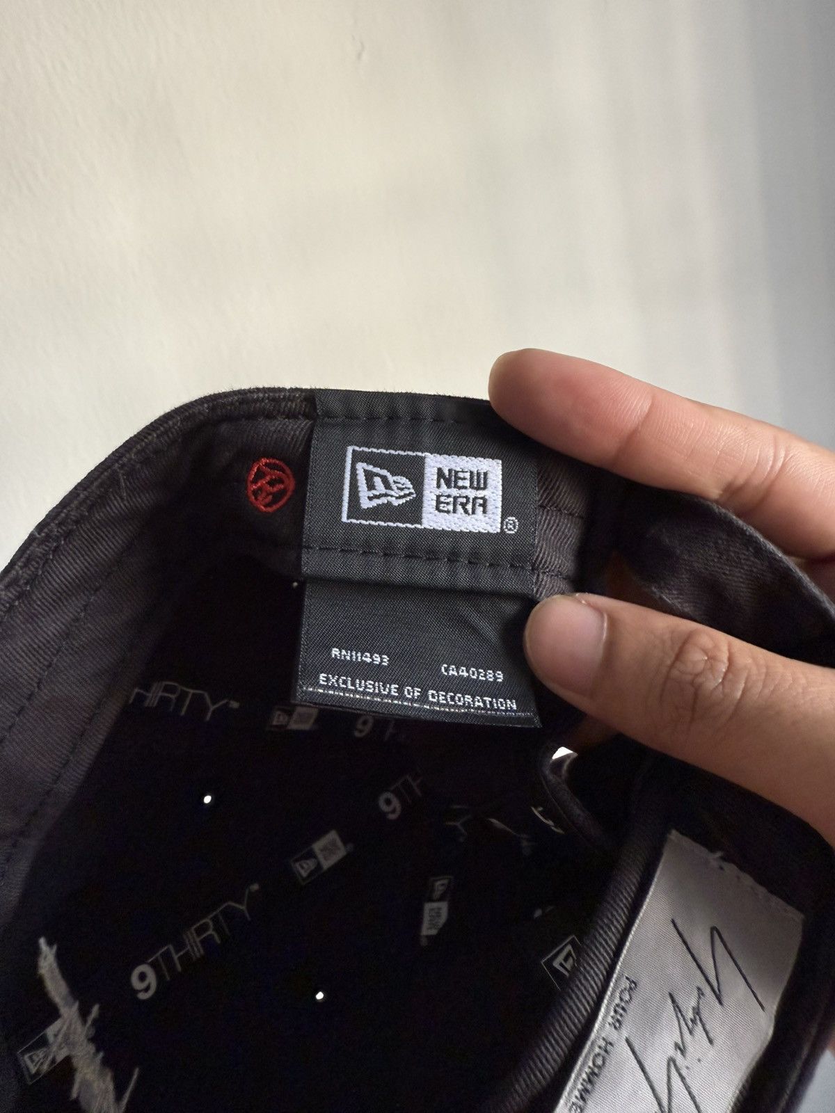 Yohji Yamamoto Yohji yamamoto x New era cap Size ONE SIZE - 8 Thumbnail