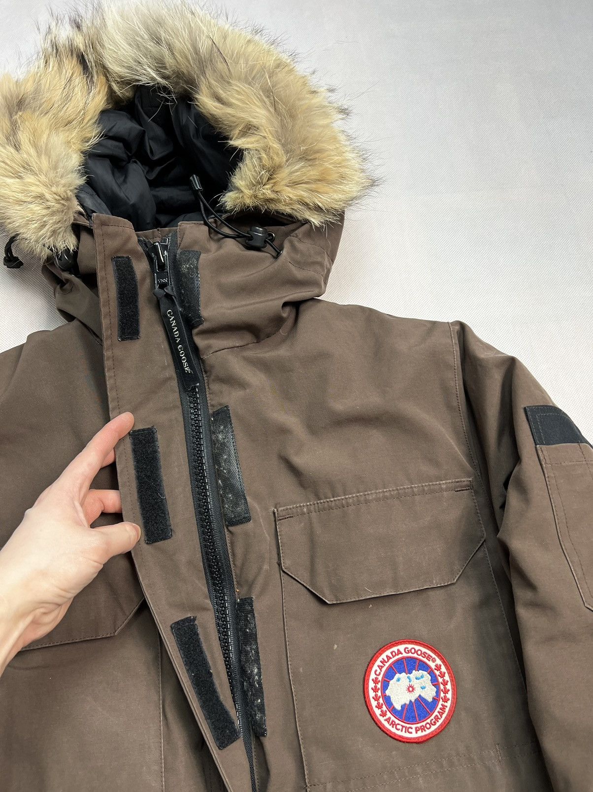 Canada Goose Down Jacket Canada Goose Expedition Parka Brown Winter Size US S / EU 44-46 / 1 - 9 Thumbnail
