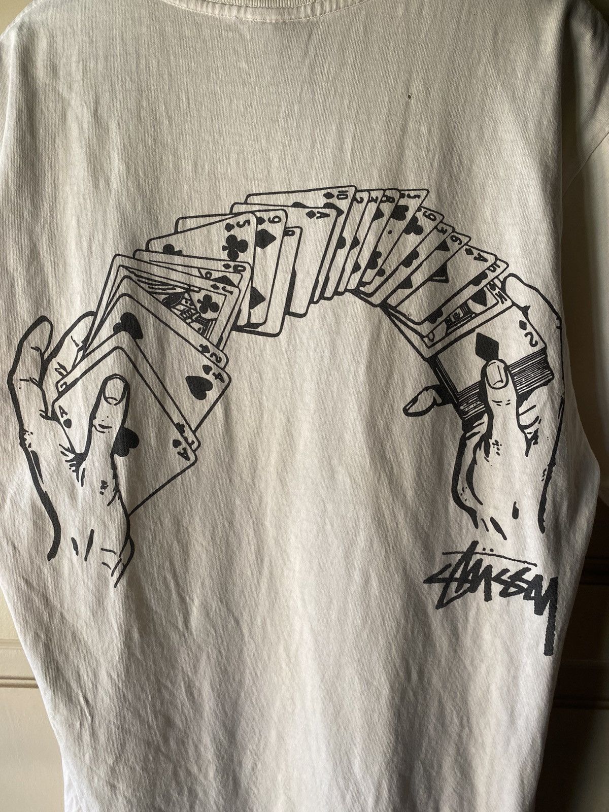 Stussy vintage stussy trashed tee! Size US M / EU 48-50 / 2 - 7 Thumbnail