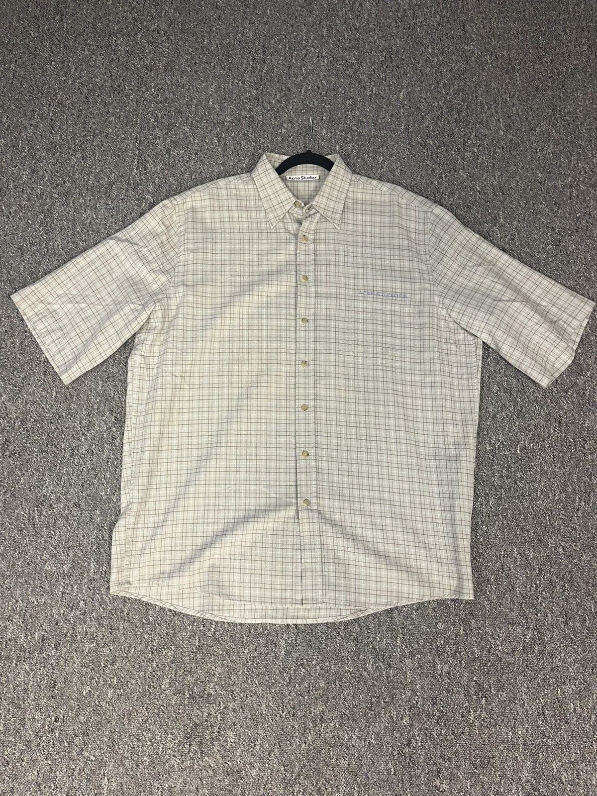 Acne Studios Acne studios rare super check shirt Size US L / EU 52-54 / 3 - 2 Thumbnail